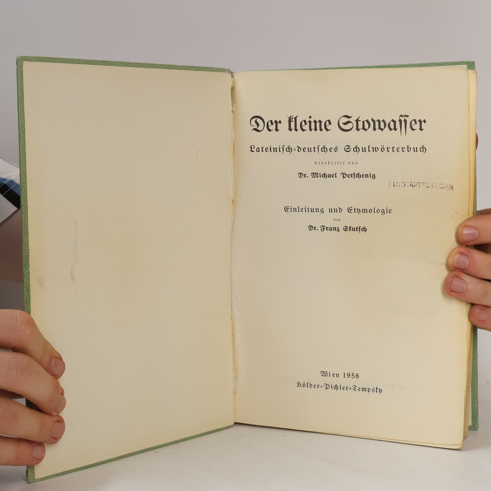 Michael Petschenig Der kleine Stowasser