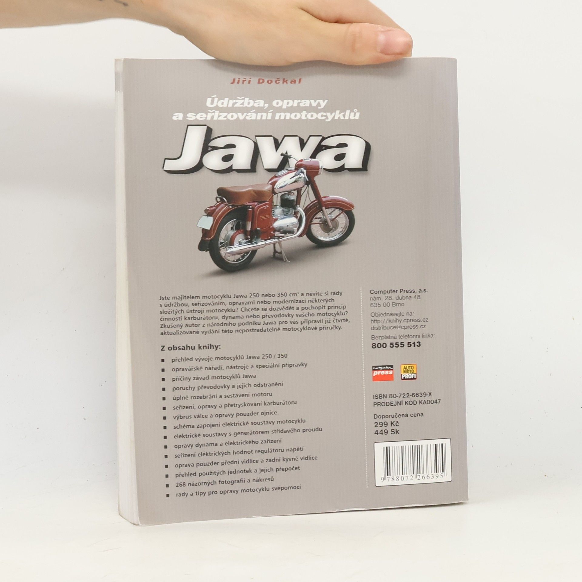 Jiří Dočkal Údržba, opravy a seřizování motocyklů Jawa