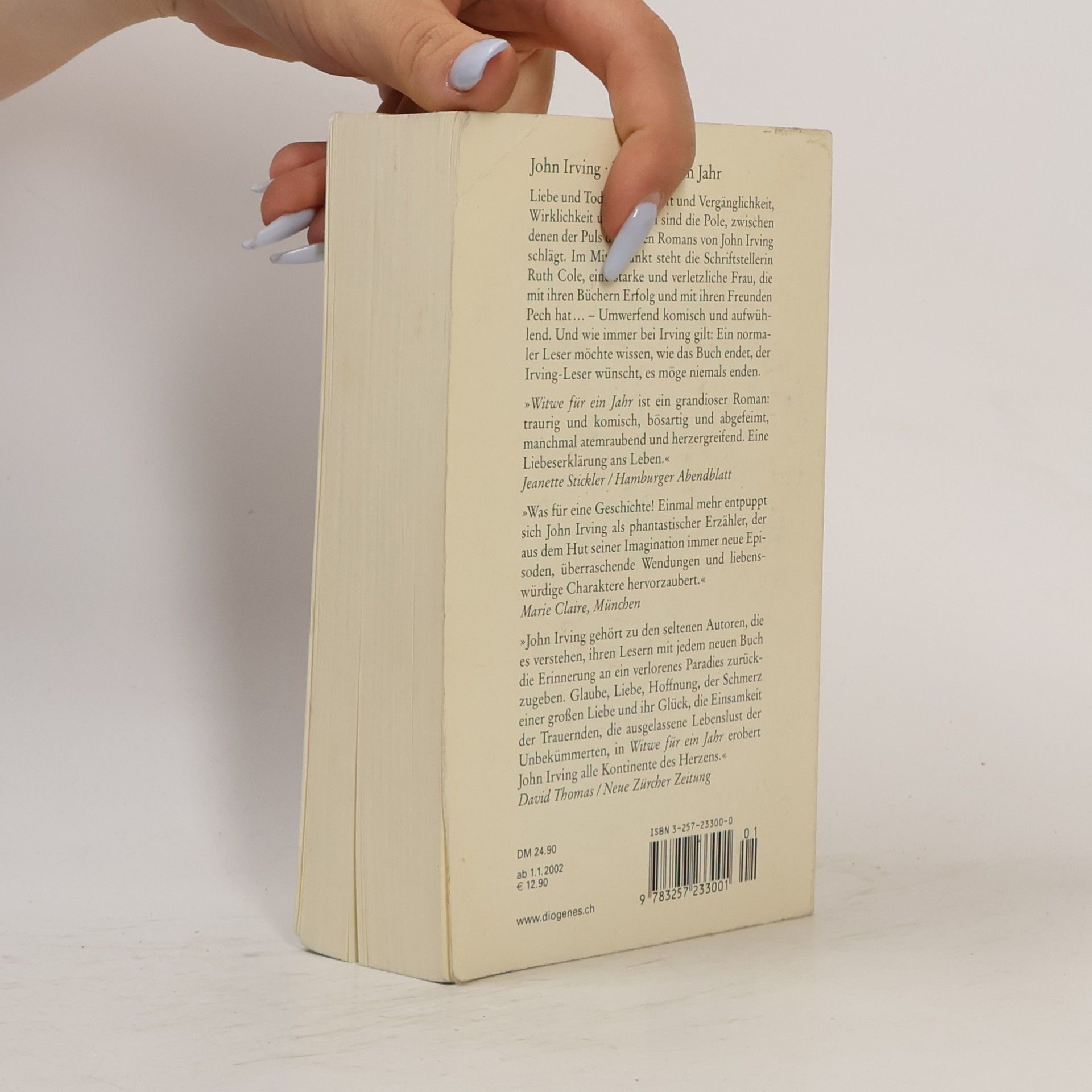 John Irving Witwe für ein Jahr