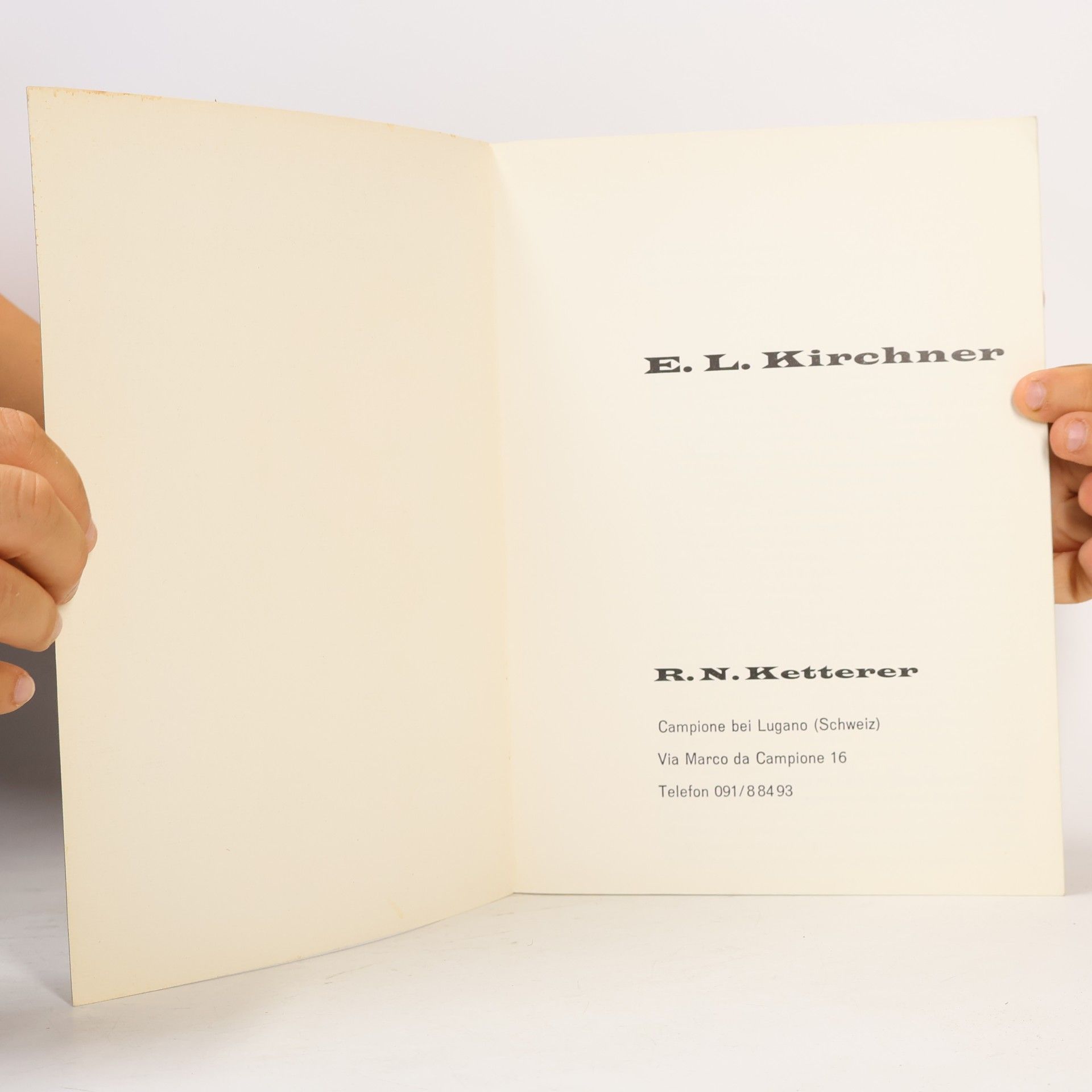R. N. Ketterer E. L. Kirchner