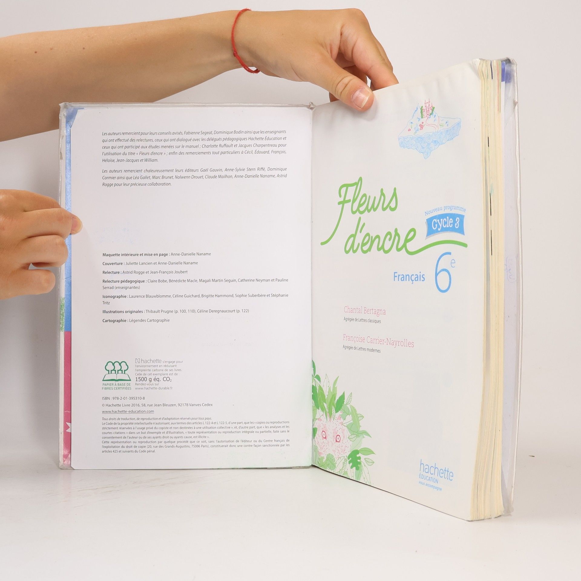 Chantal Bertagna Français Cycle 3 - 6e: Fleurs d'encre