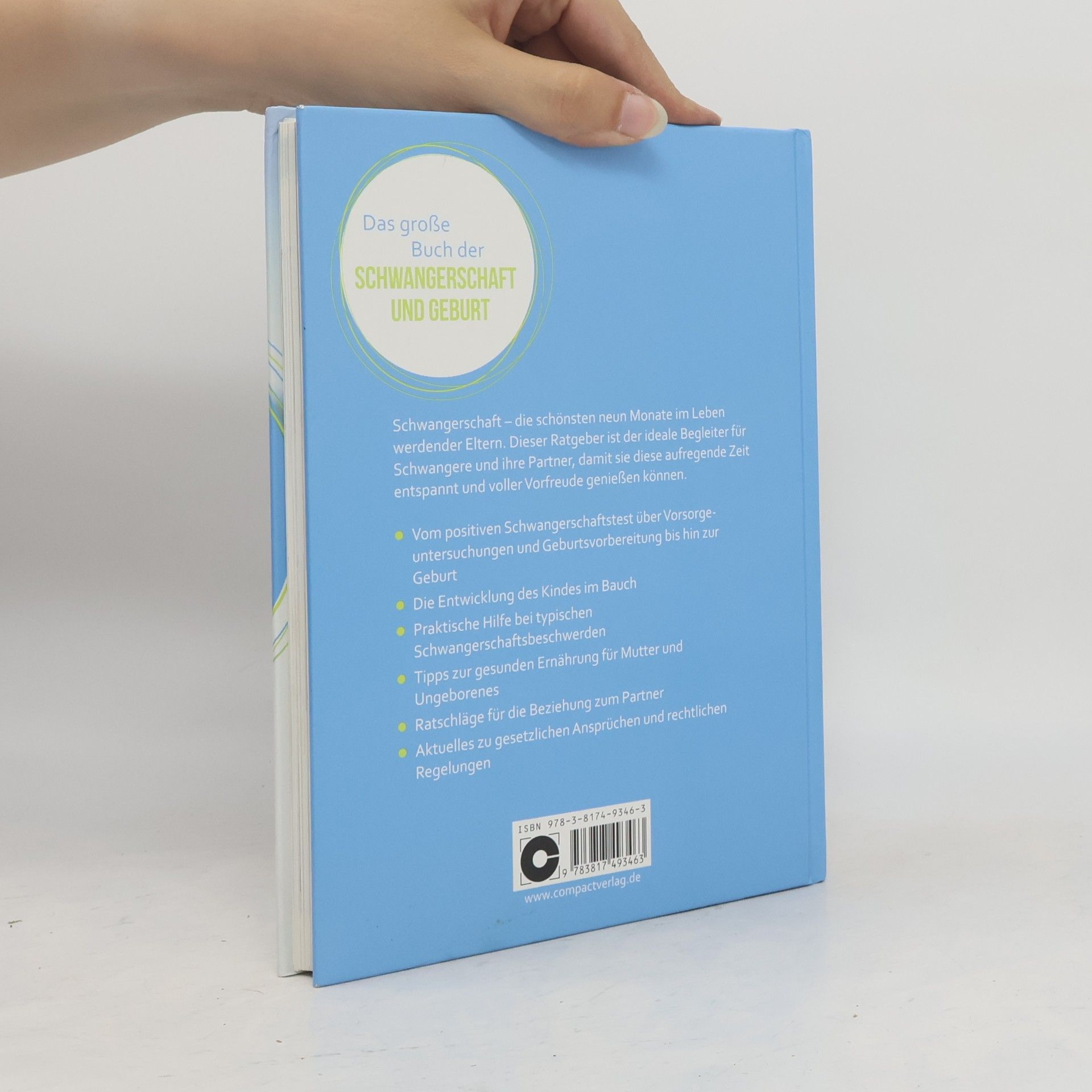Angelika Tiefenbacher Das große Buch der Schwangerschaft und Geburt