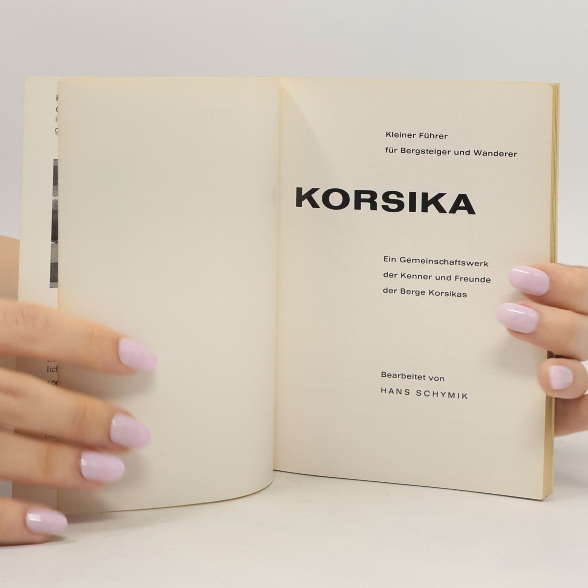 Hans Schymik Korsika für Bergsteiger