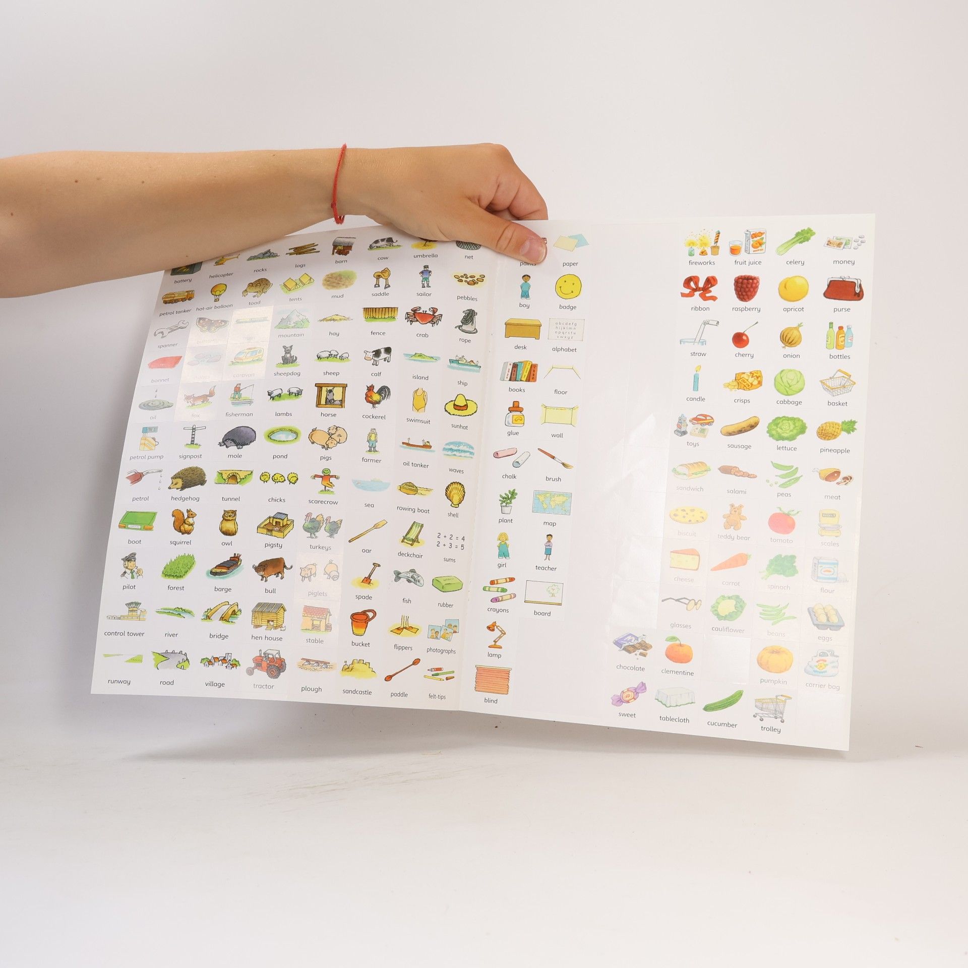 Heather Amery First Thousand Words in English Sticker Book