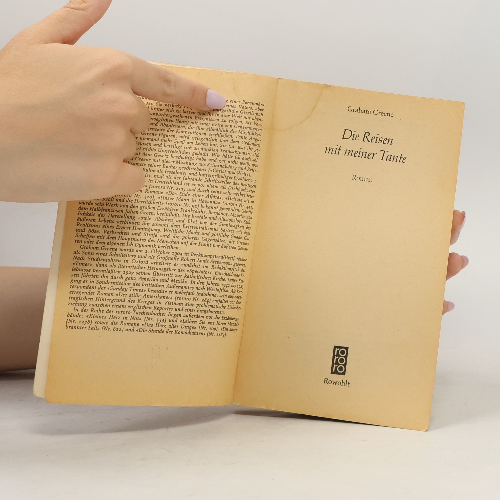 Graham Greene Die Reisen mit meiner Tante