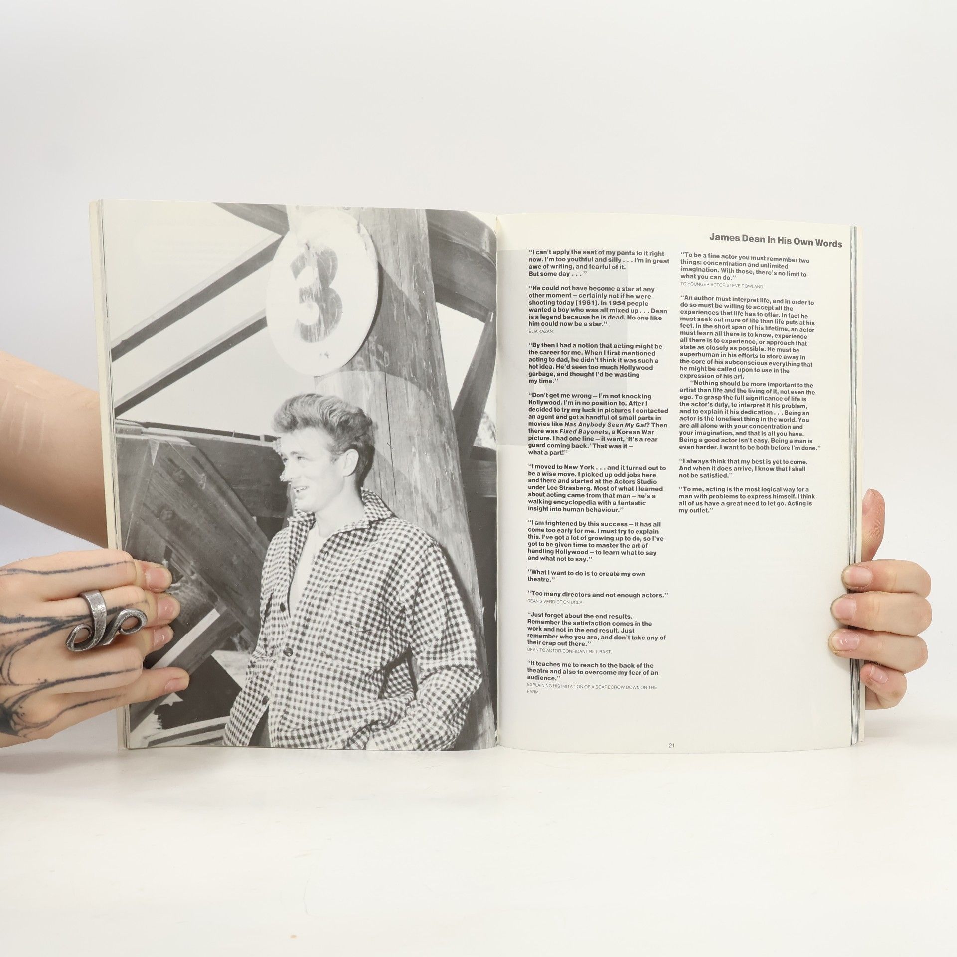 James Dean James Dean in His Own Words