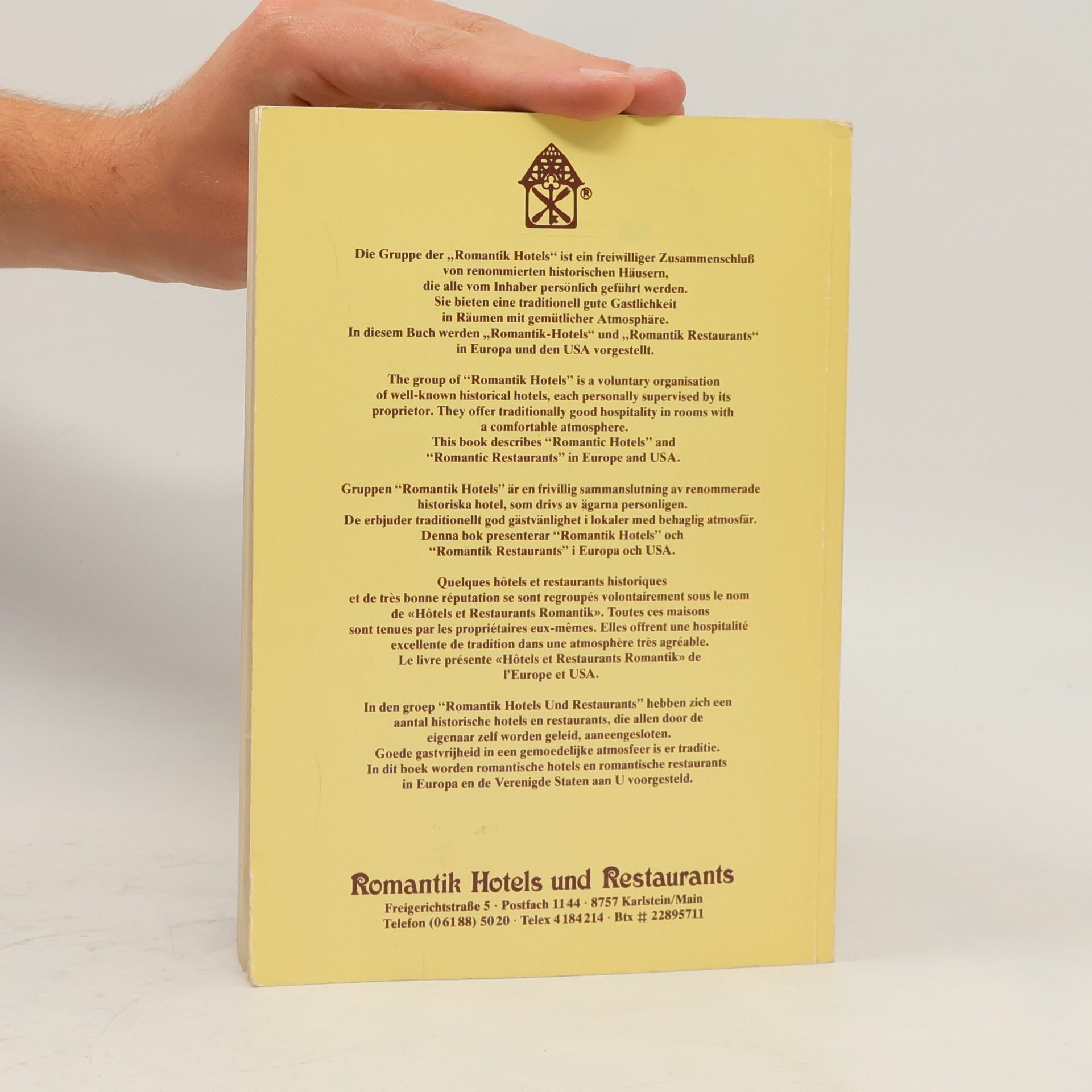 Autorenkollektiv Romantik Hotels und Restaurants 1986