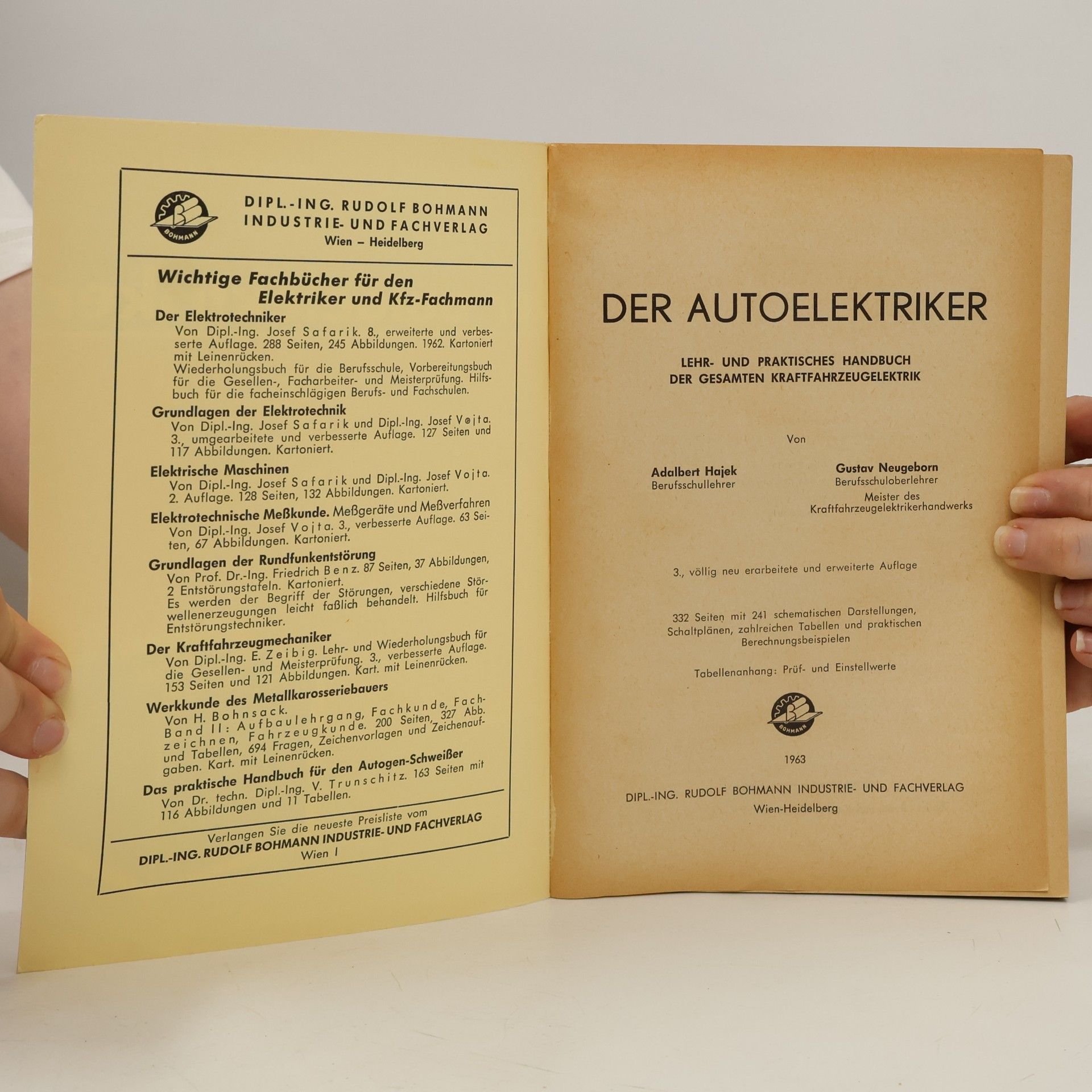 Adalbert Hajek Der Autoelektriker