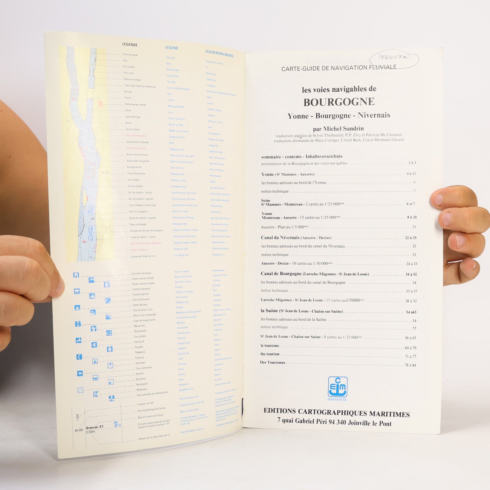 AA.VV. Voies navigables de Bourgogne. Tome 1