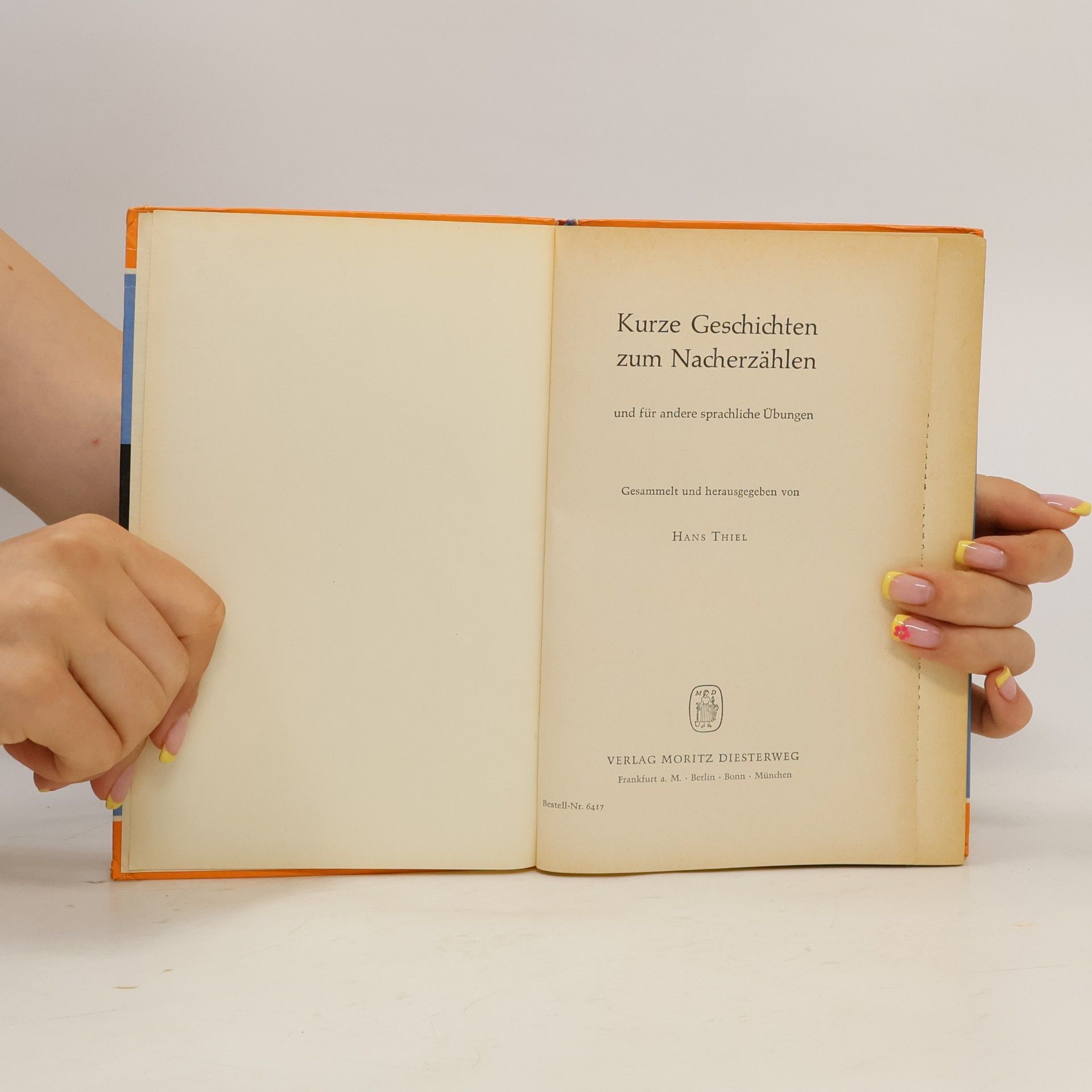 Hans Thiel Kurze Geschichten zum Nacherzählen