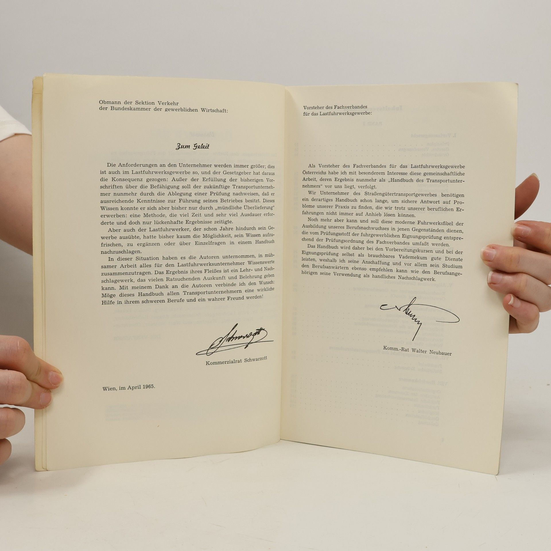 Walther Machalik Handbuch des Transportunternehmers