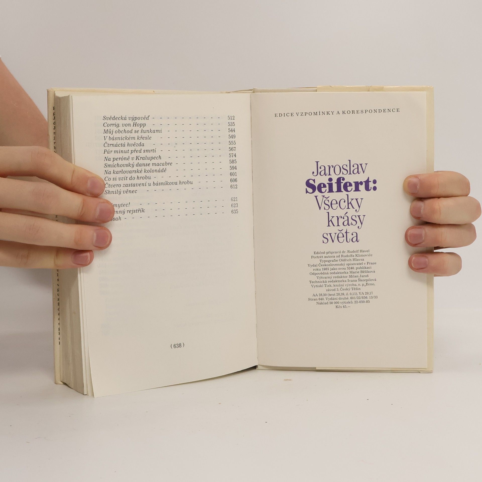 Jaroslav Seifert Všecky krásy světa