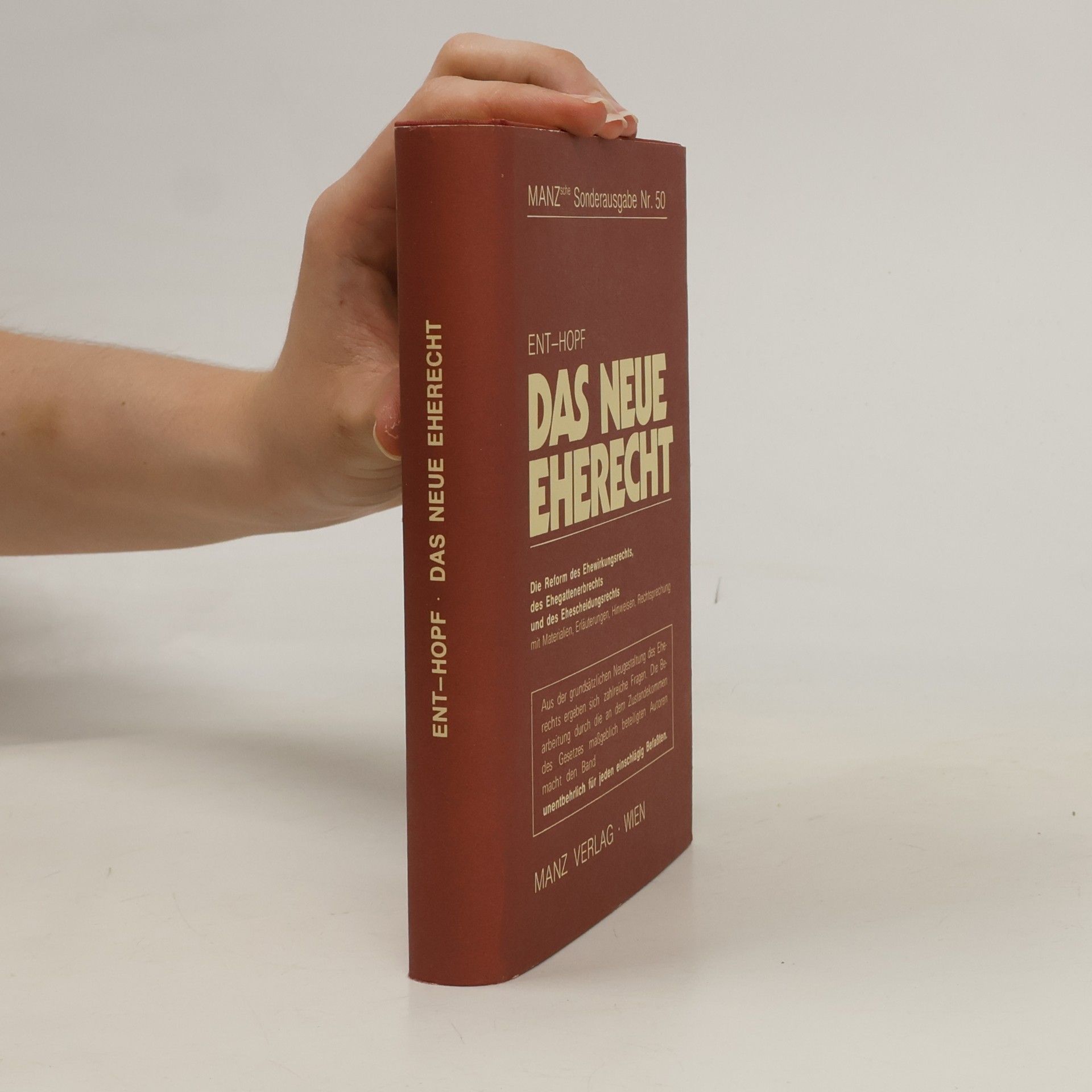 Herbert Ent Das neue Eherecht