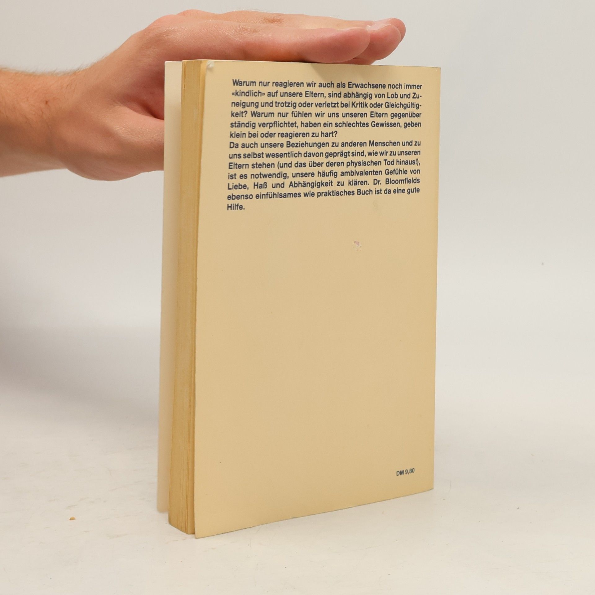 Harold H. Bloomfield In Frieden mit den Eltern
