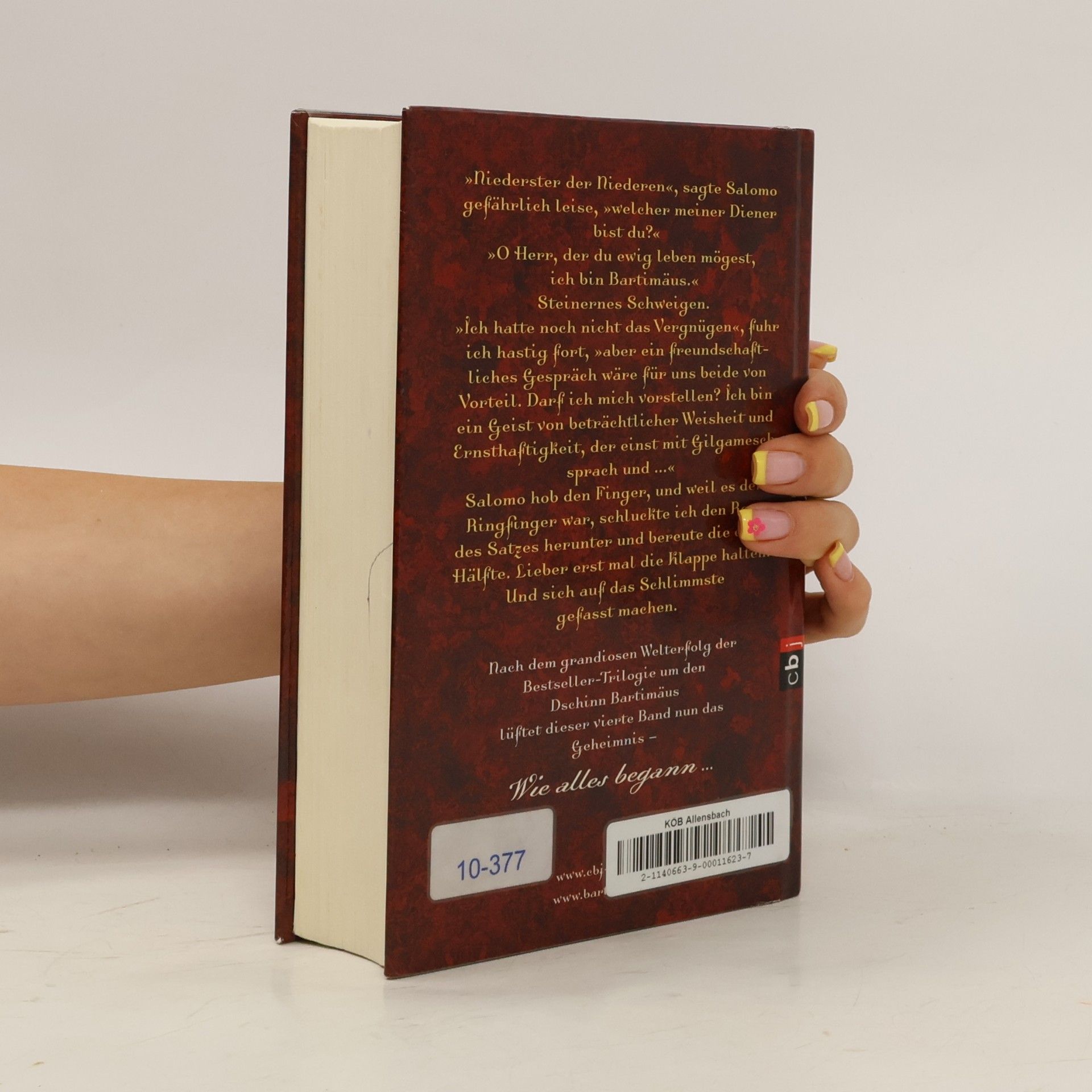 Jonathan Stroud Bartimäus: Der Ring des Salomo