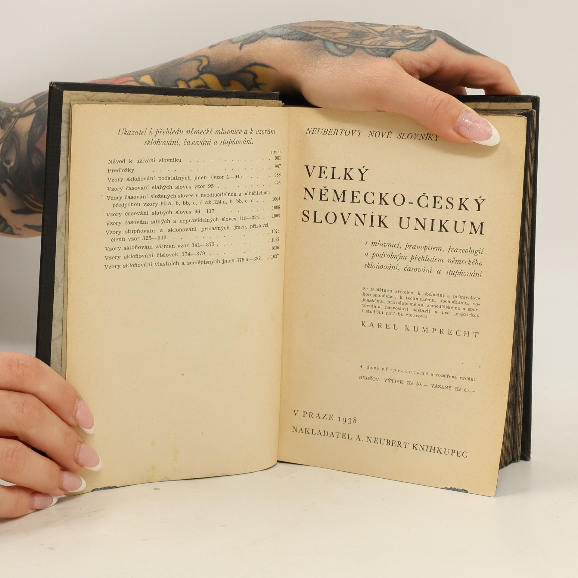 Karel Kumprecht Velký česko-německý slovník Unikum