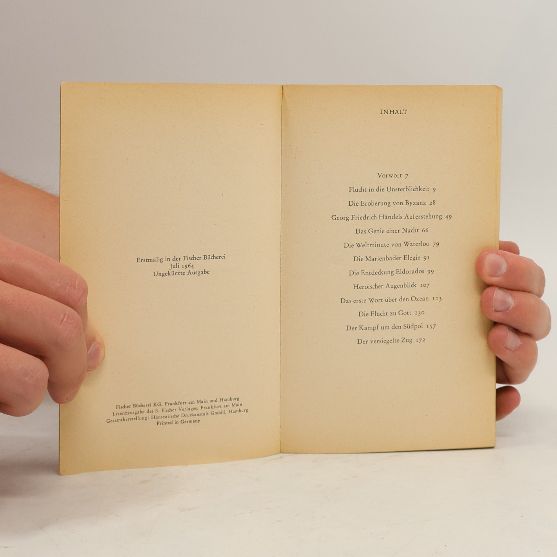 Stefan Zweig Sternstunden der Menschheit