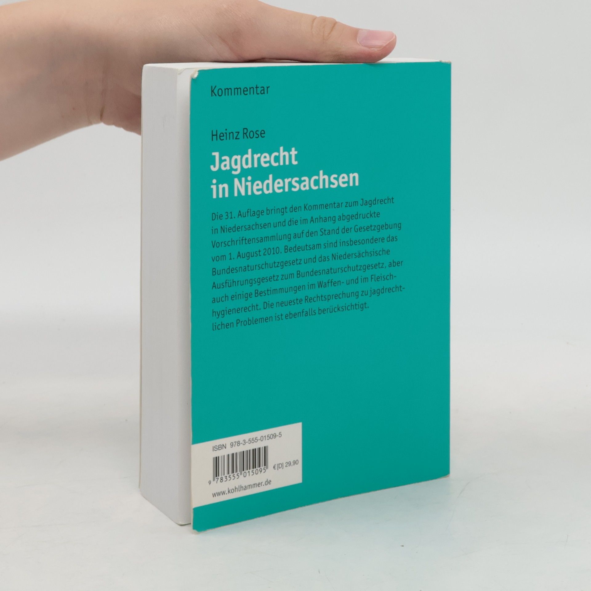 Heinz Rose Jagdrecht in Niedersachsen