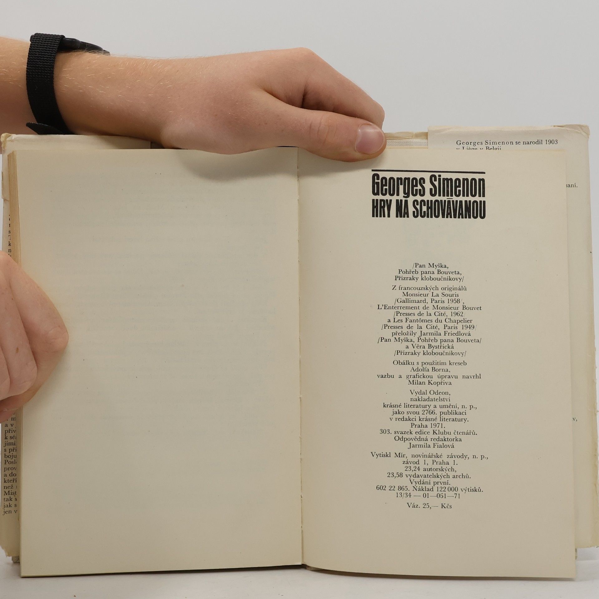 Georges Simenon Hry na schovávanou