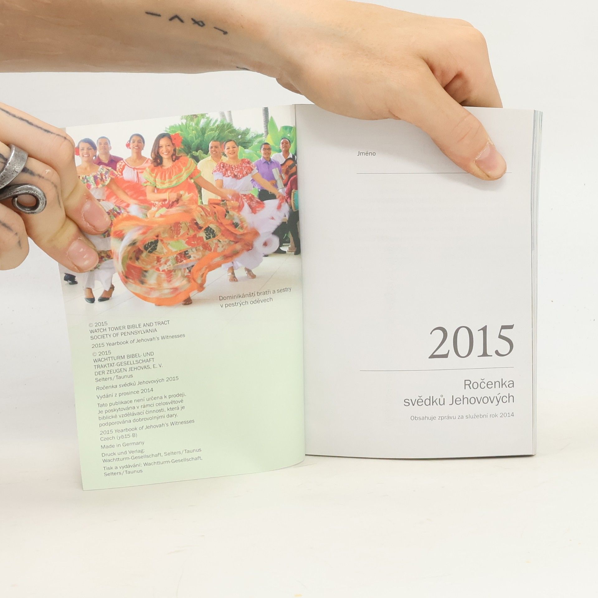 Kolektiv autorů Ročenka svědků Jehovových 2015