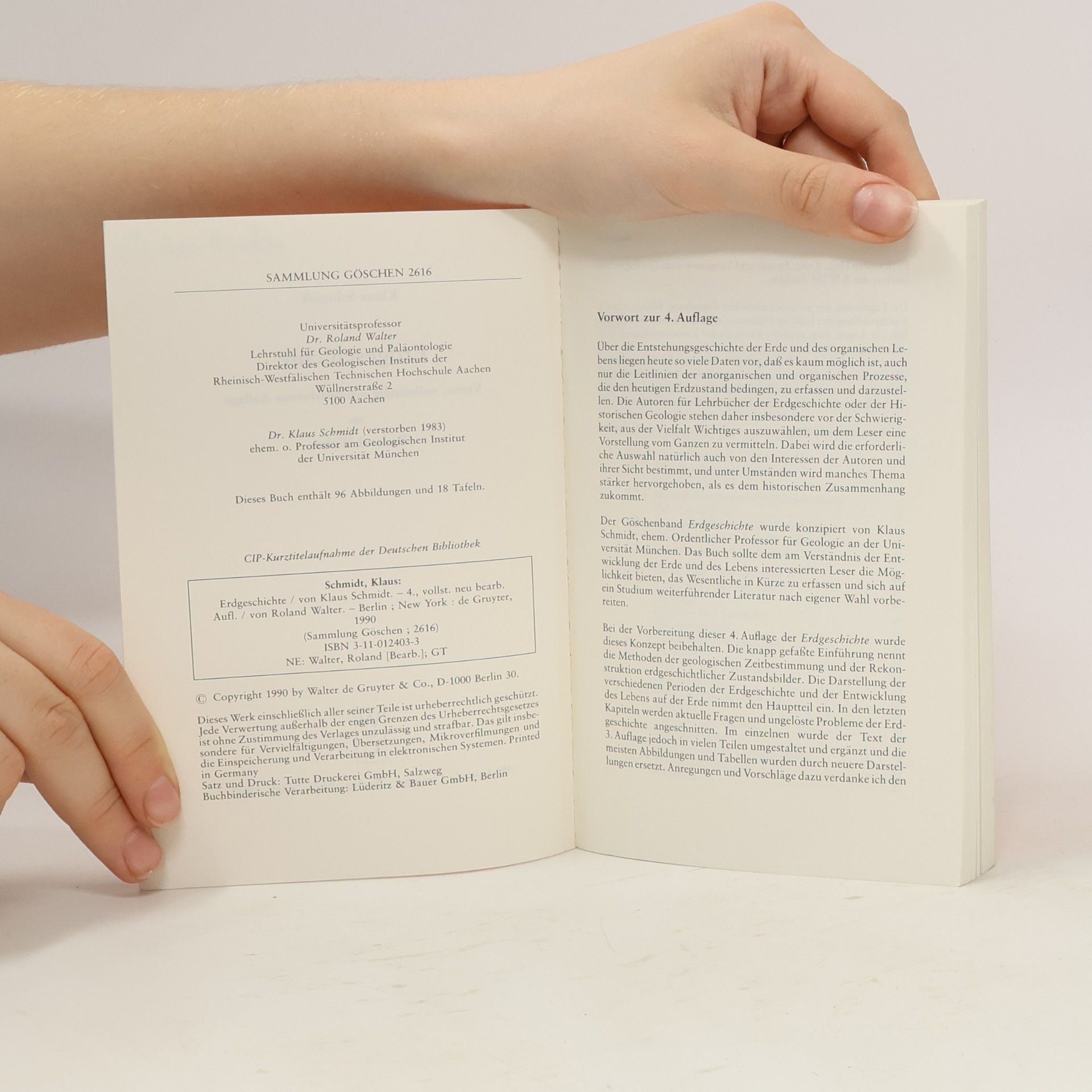 Klaus Schmidt-Lorenz Sammlung Göschen - 2616: Erdgeschichte