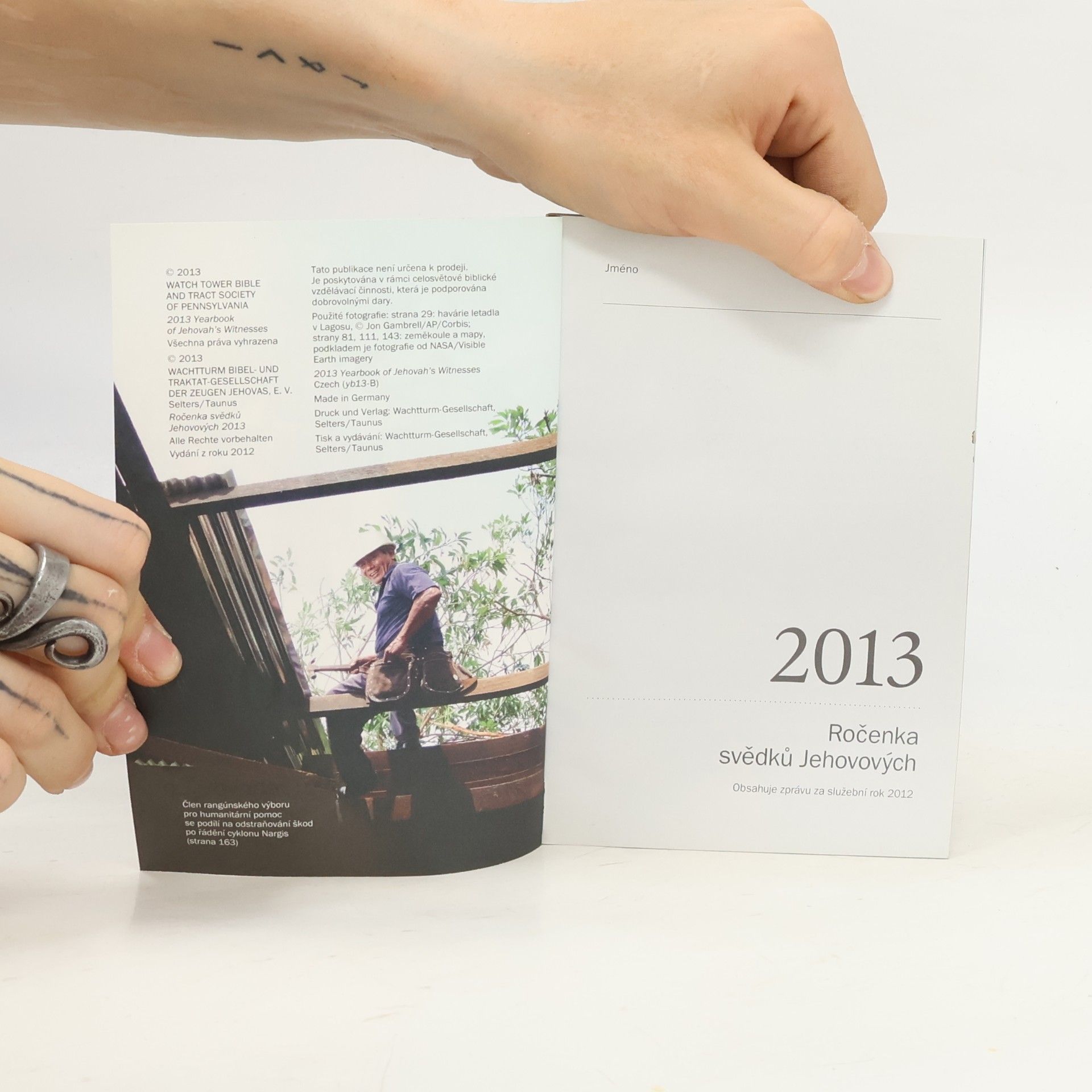 Kolektiv autorů Ročenka svědků Jehovových 2013