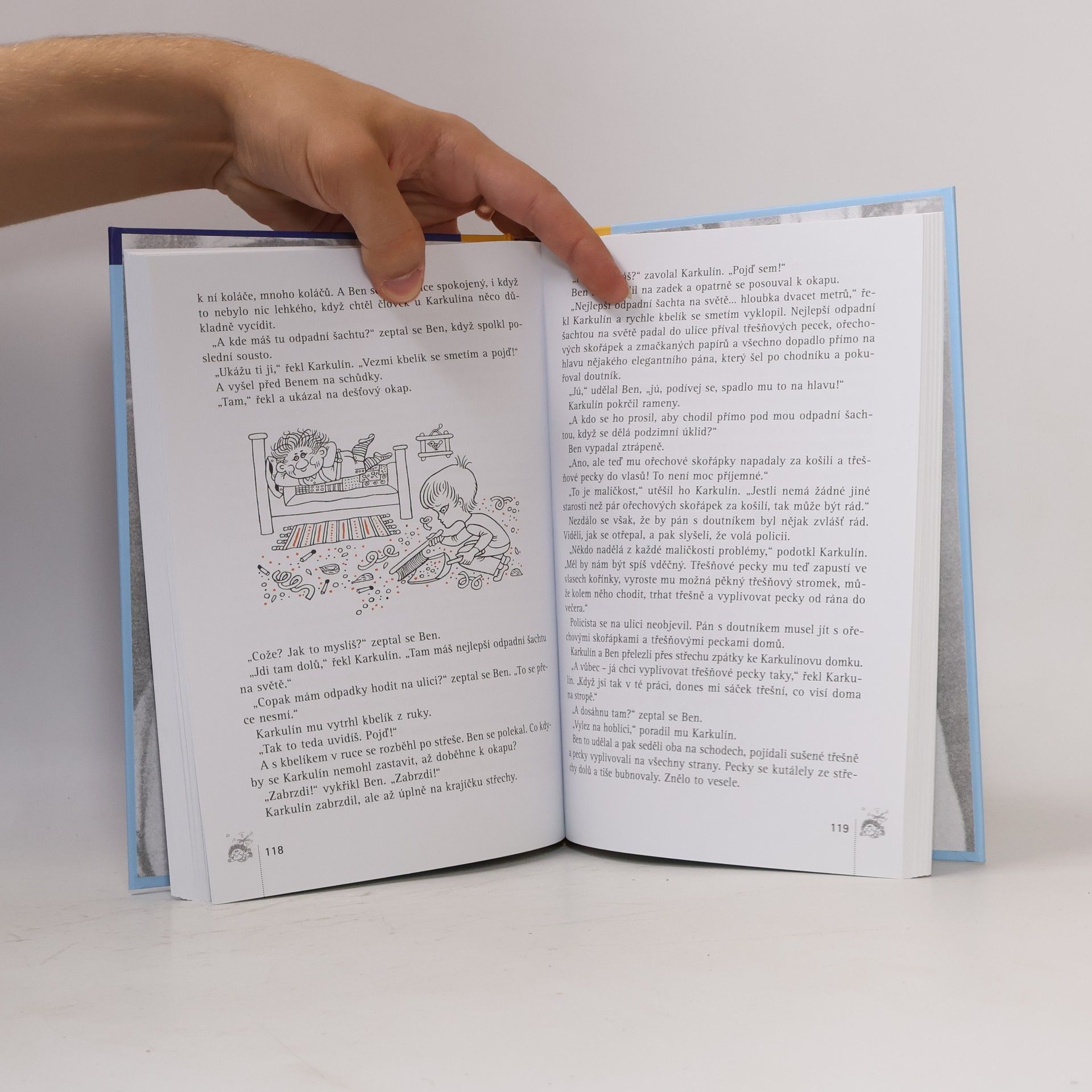 Astrid Lindgren Karkulín ze střechy