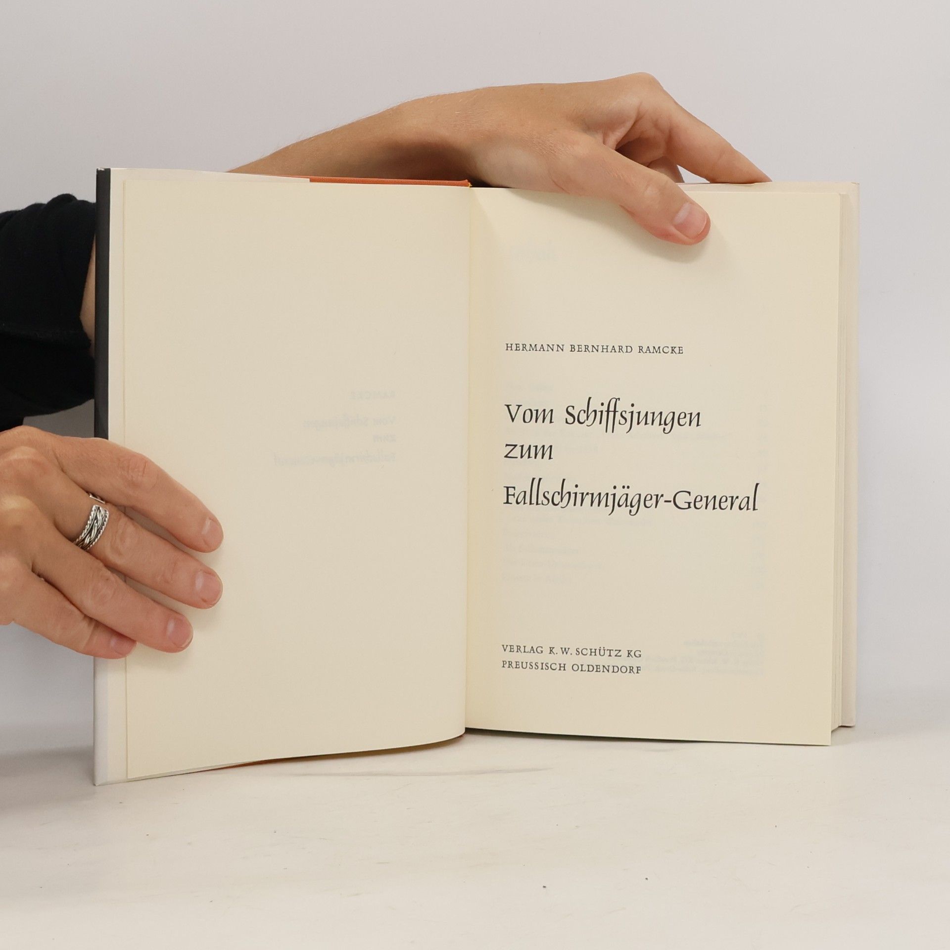 Hermann Bernhard Ramcke Vom Schiffsjungen zum Fallschirmjäger General
