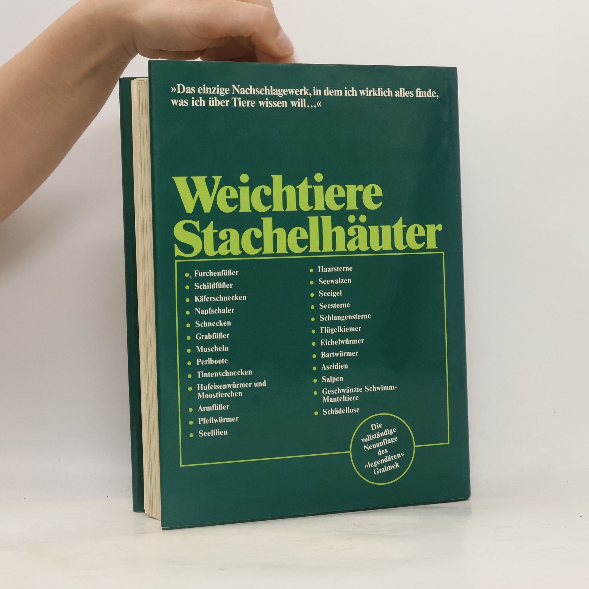 Kolektiv autorů Grzimeks Tierleben. Weichtiere Stachelhäuter