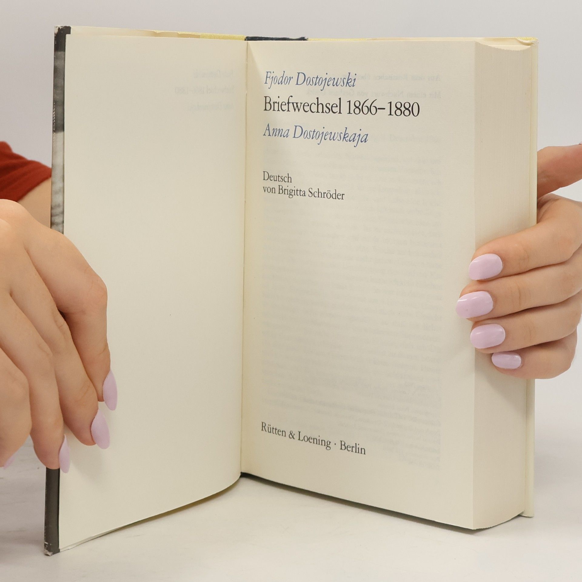 Fjodor Michailowitsch Dostojewski Briefwechsel 1866-1880