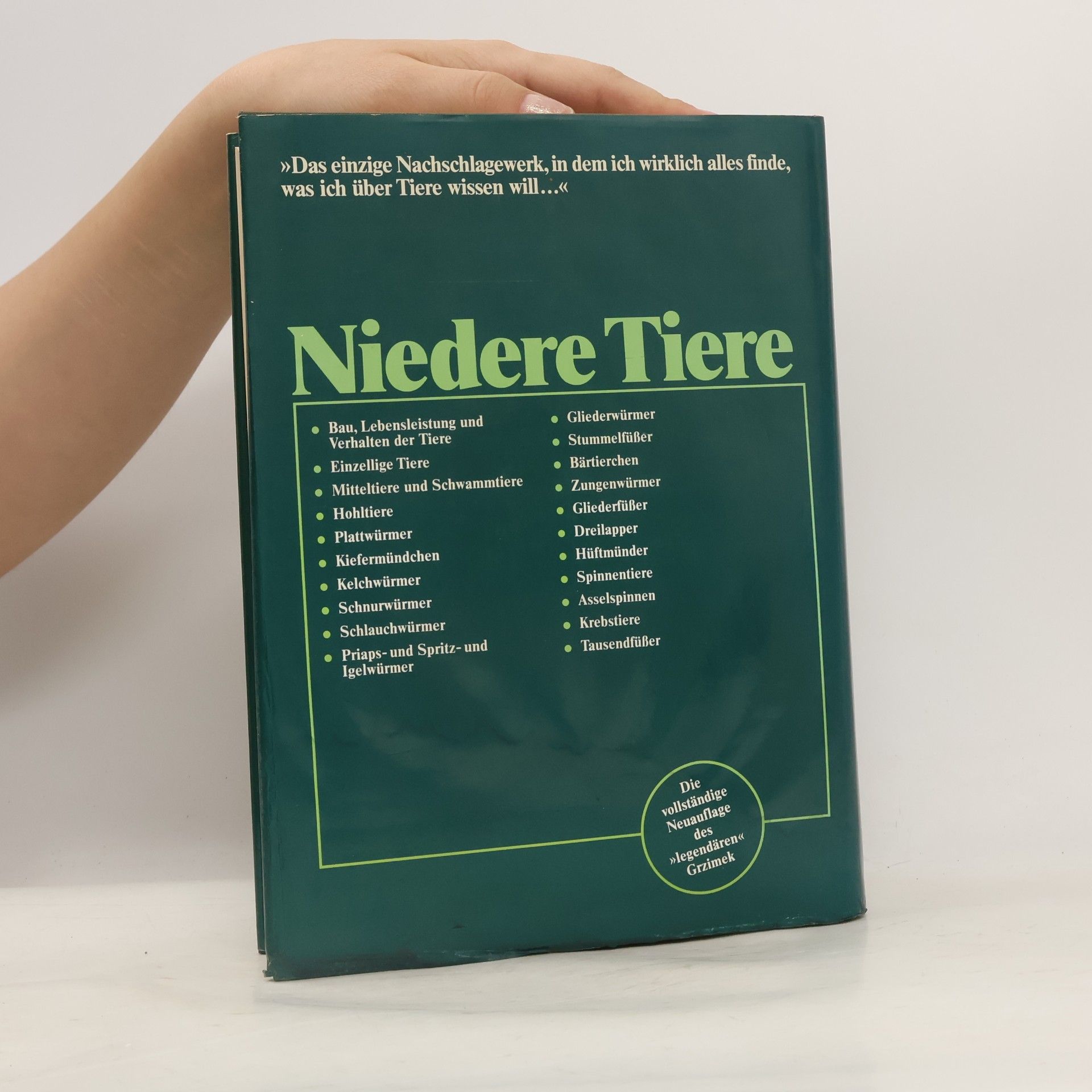 Autorenkollektiv Grzimeks Tierleben 1. Niedere Tiere