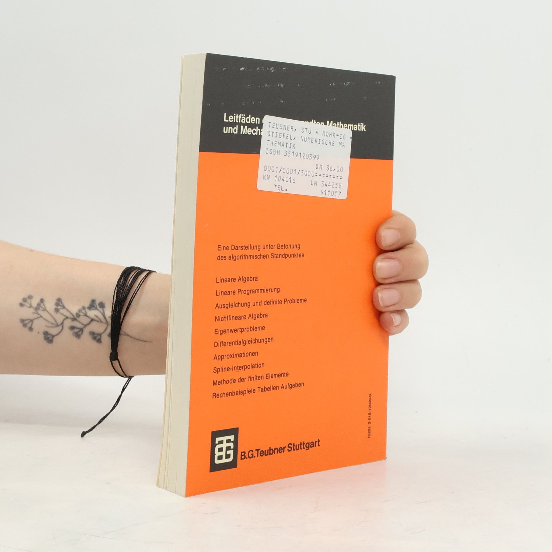 Eduard L. Stiefel Einführung in die numerische Mathematik