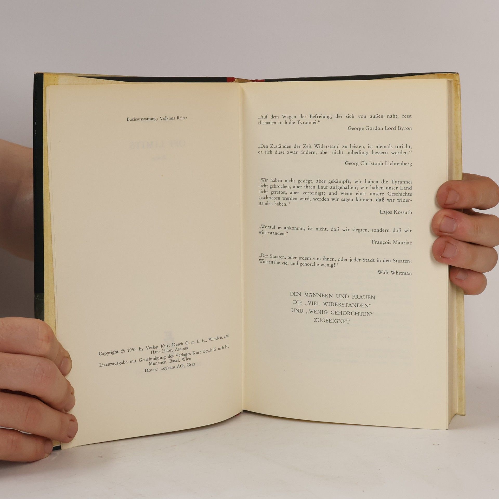 Hans Habe Off Limits