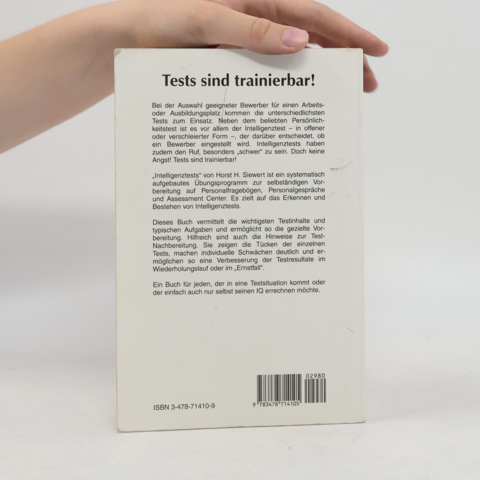 Horst H Siewert Intelligenztests