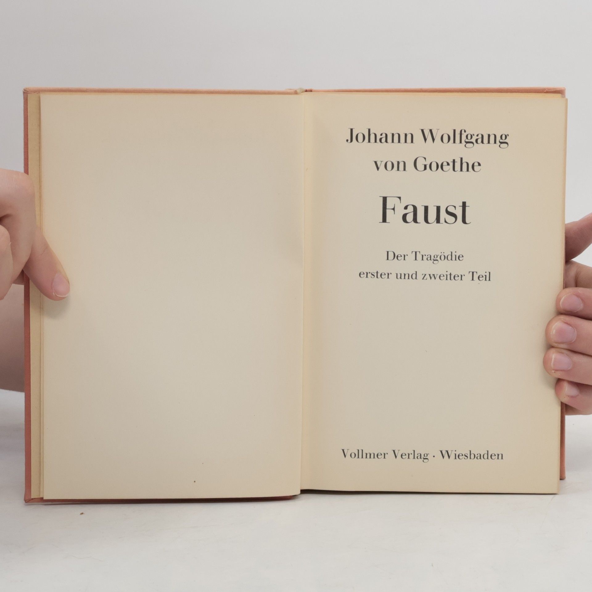 Johann Wolfgang von Goethe Faust