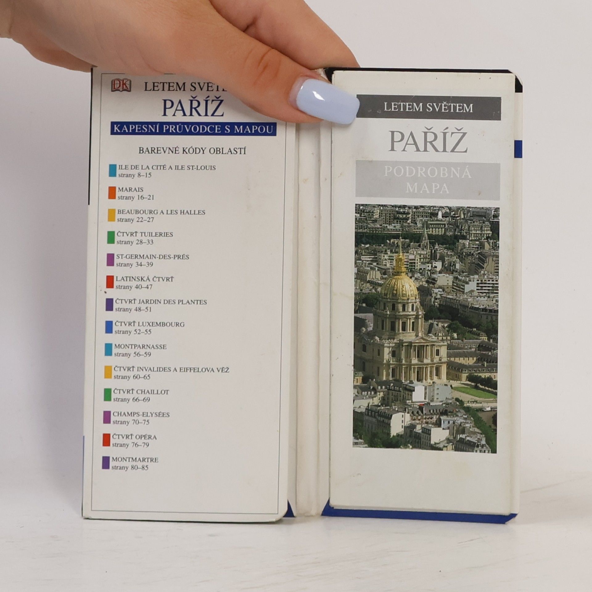nezn. Paříž : kapesní průvodce s mapou
