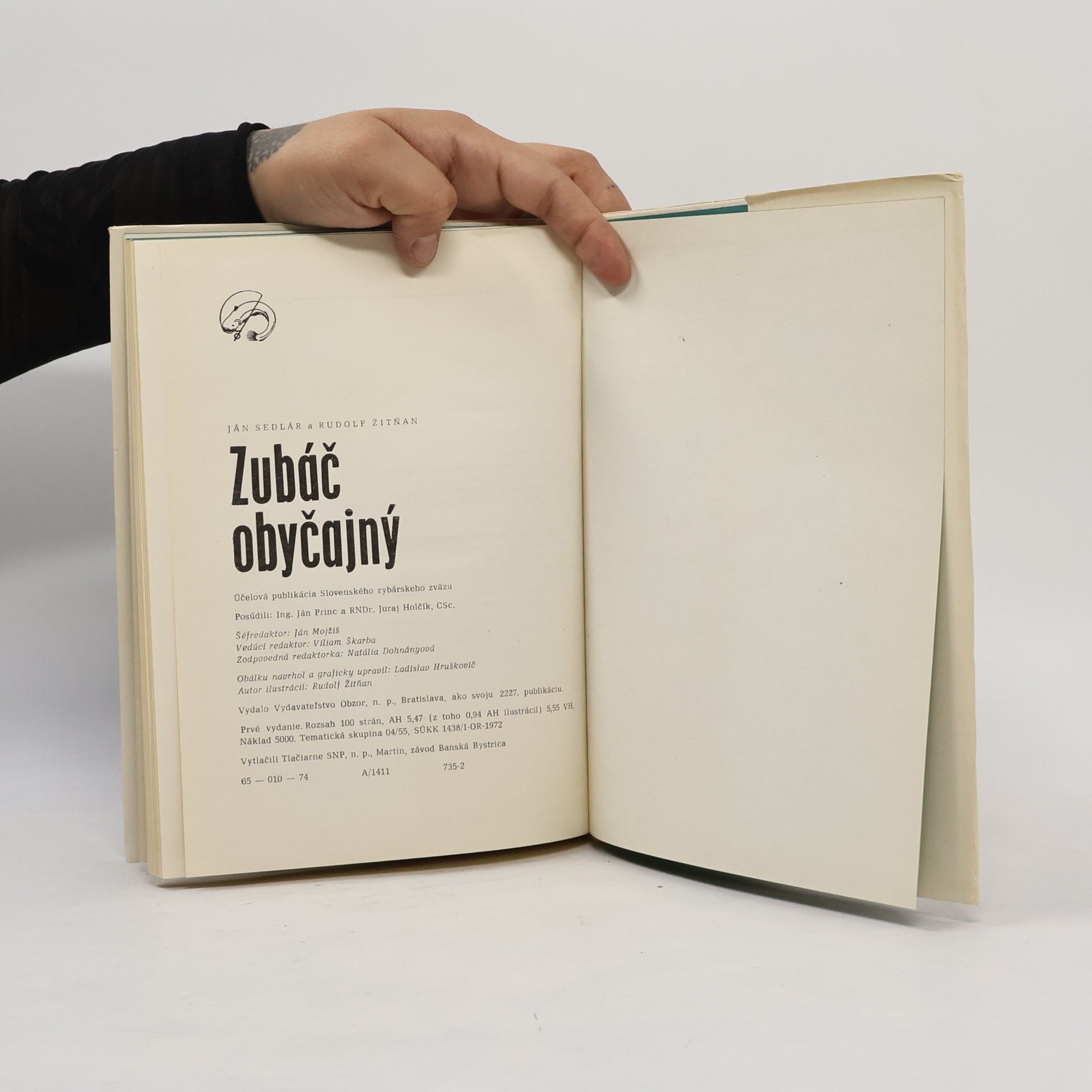 Ján Sedlár Zubáč obyčajný
