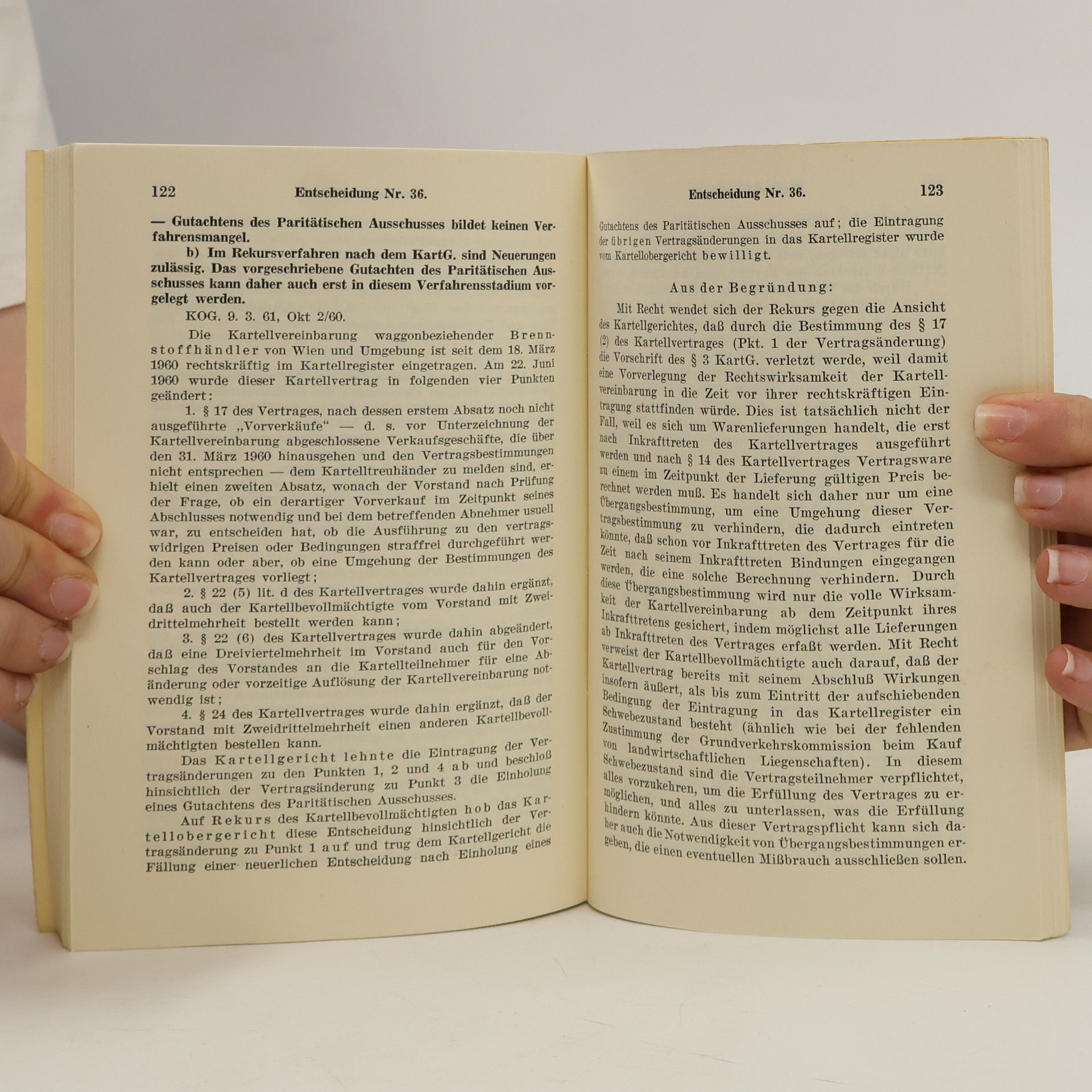 Fritz Schönherr Kartell und Preisrecht