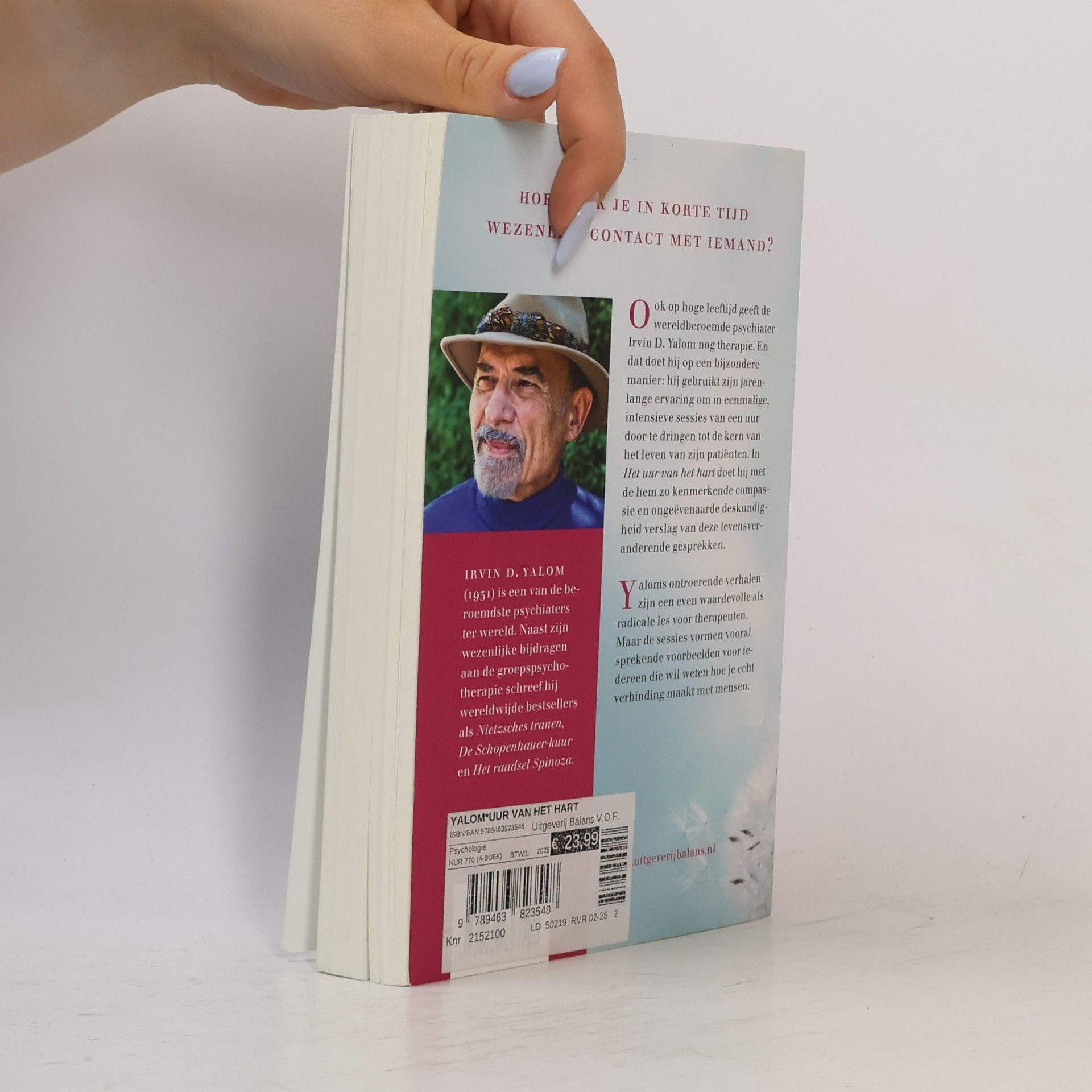 Irvin Yalom Het uur van het hart