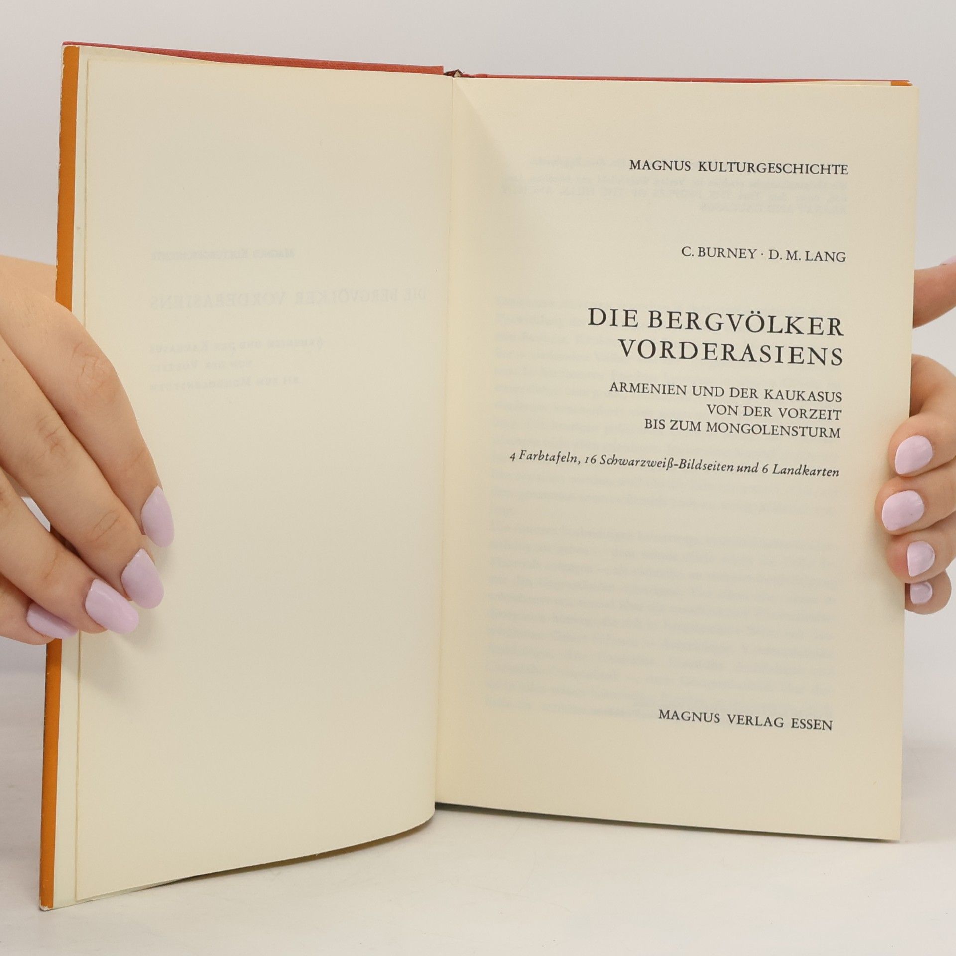 David Marshall Lang Die Bergvölker Vorderasiens