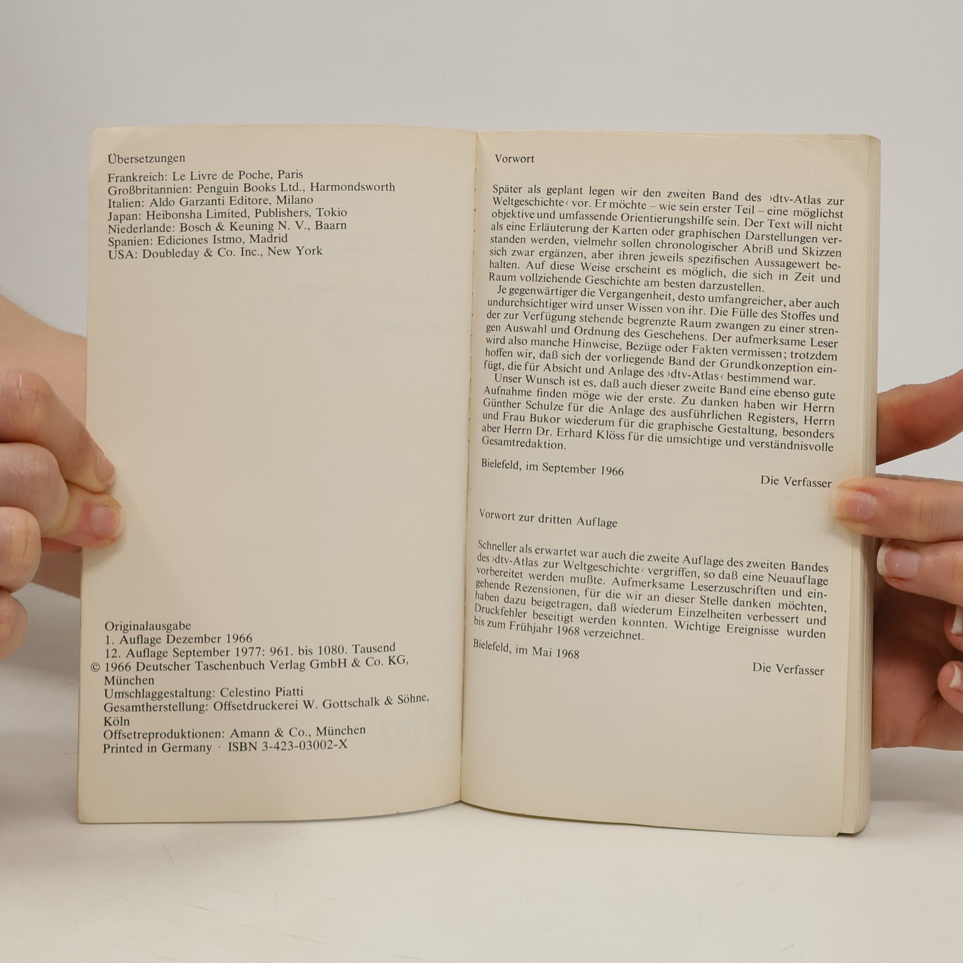 Hermann Kinder Dtv-Atlas zur Weltgeschichte. Band 2