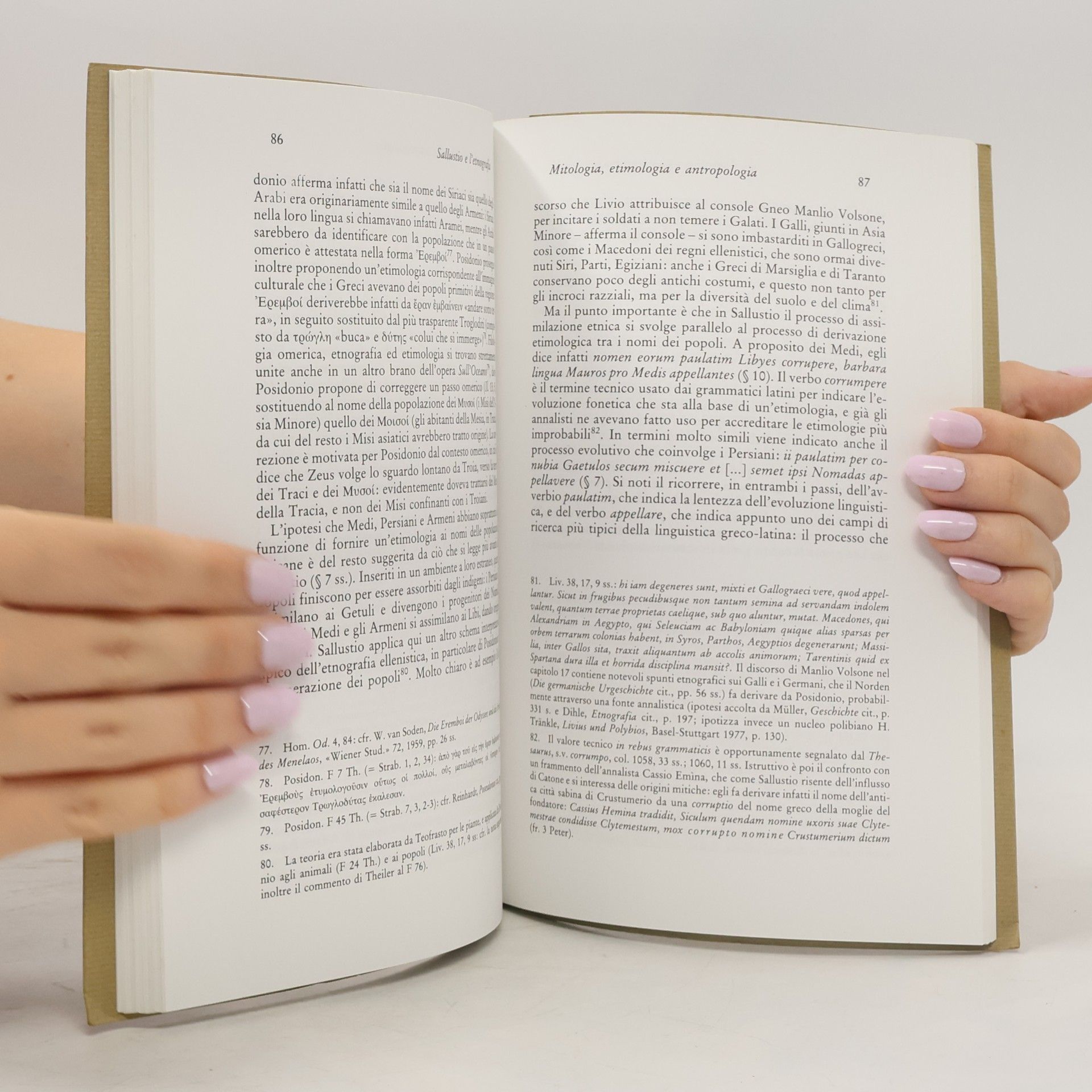 Renato Oniga Biblioteca di materiali e discussioni per l'analisi dei testi classici - 12: Sallustio e l'etnografia