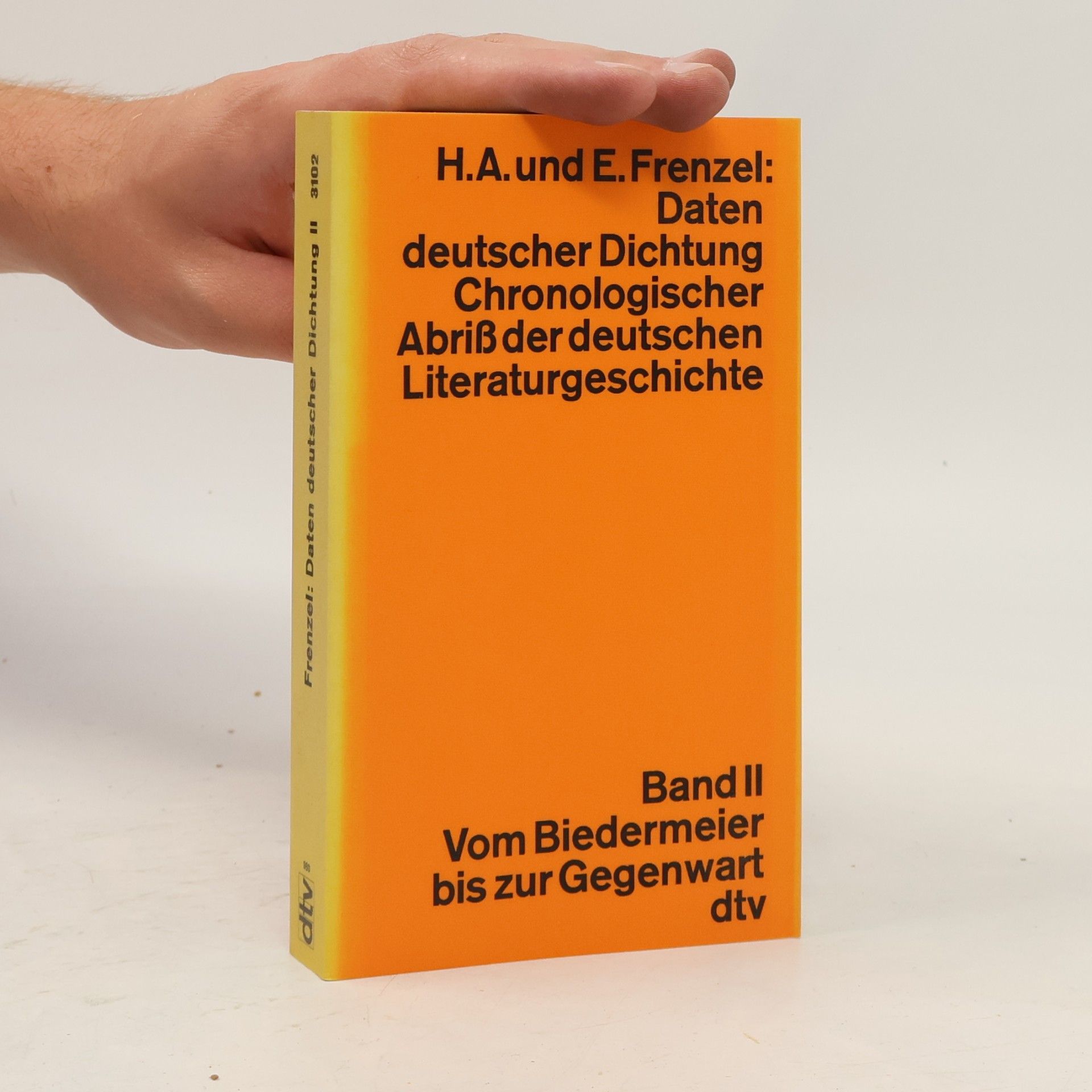 Herbert Alfred Frenzel Daten deutscher Dichtung