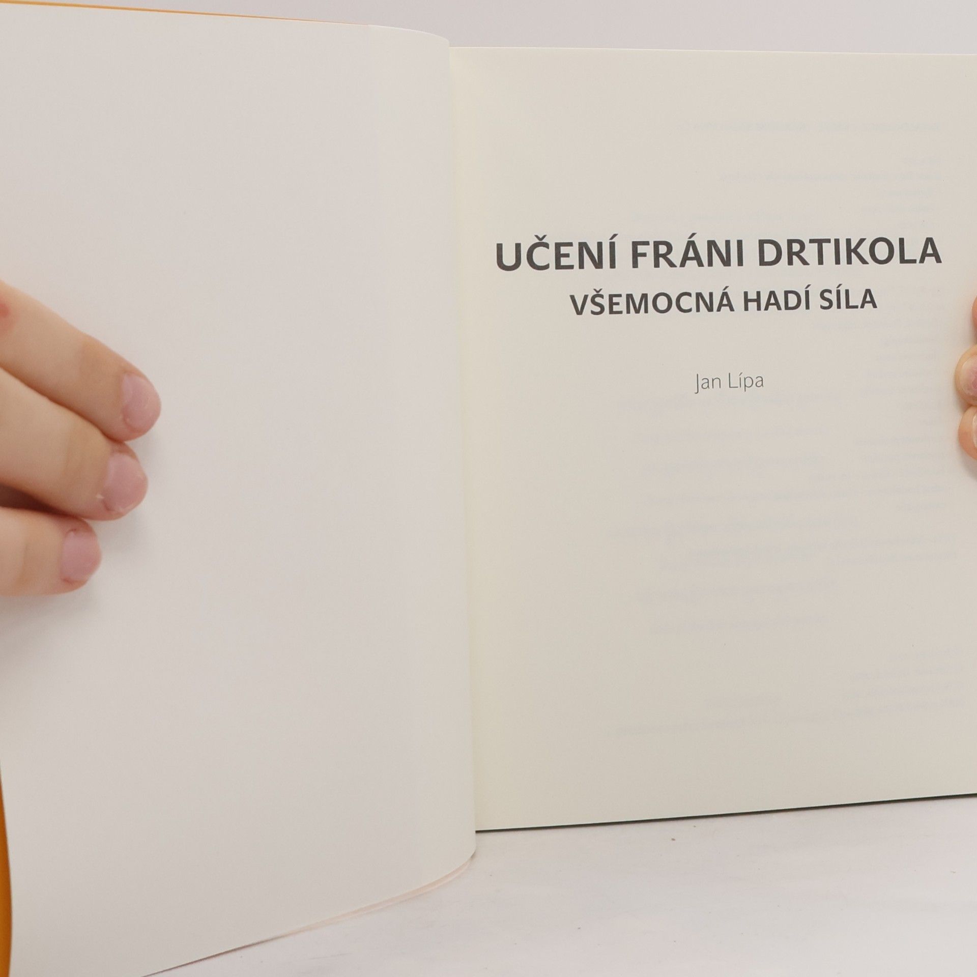 Jan Lípa Učení Fráni Drtikola - Všemocná hadí síla