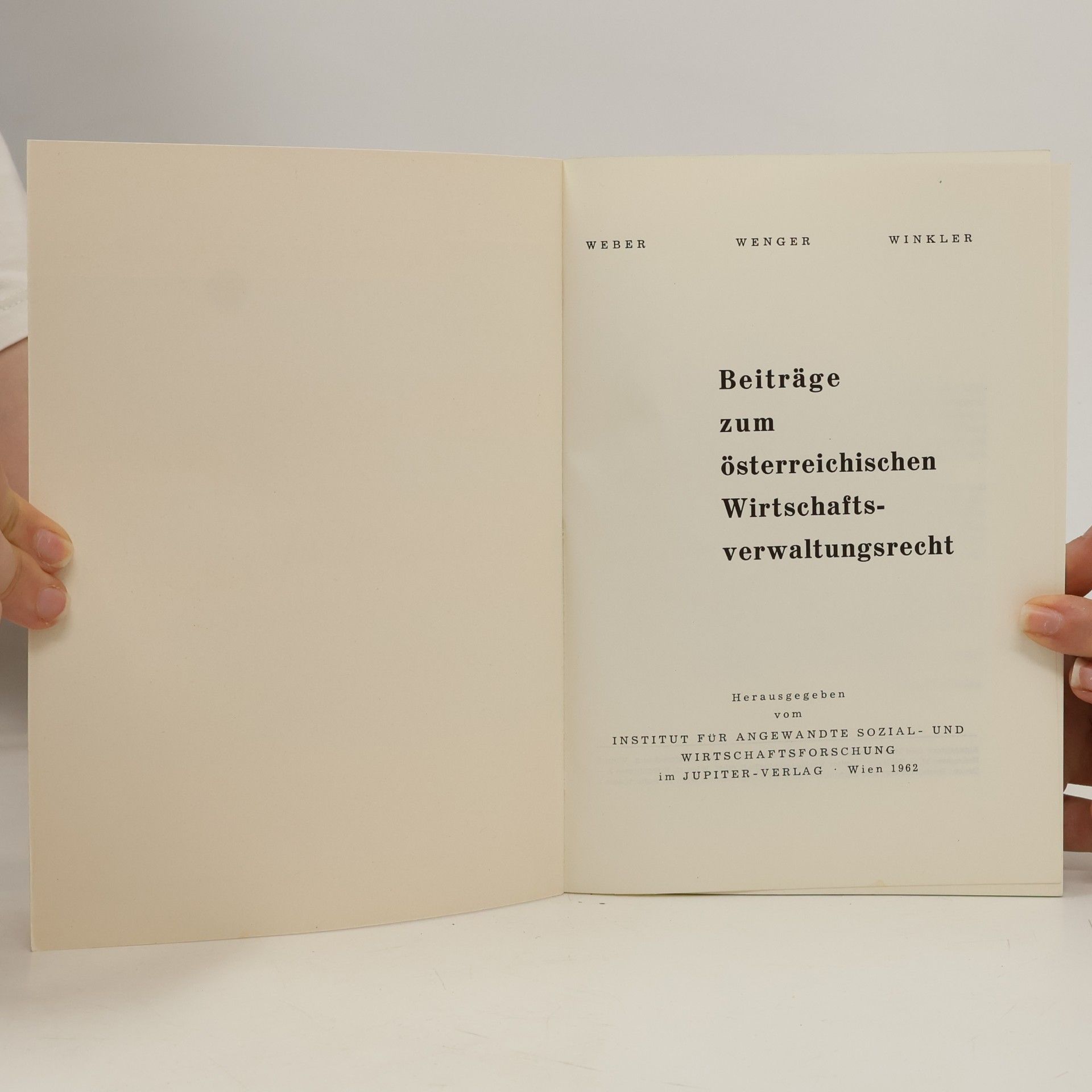 Autorenkollektiv Beiträge zum österr. Wirtschafts-verwaltungsrecht