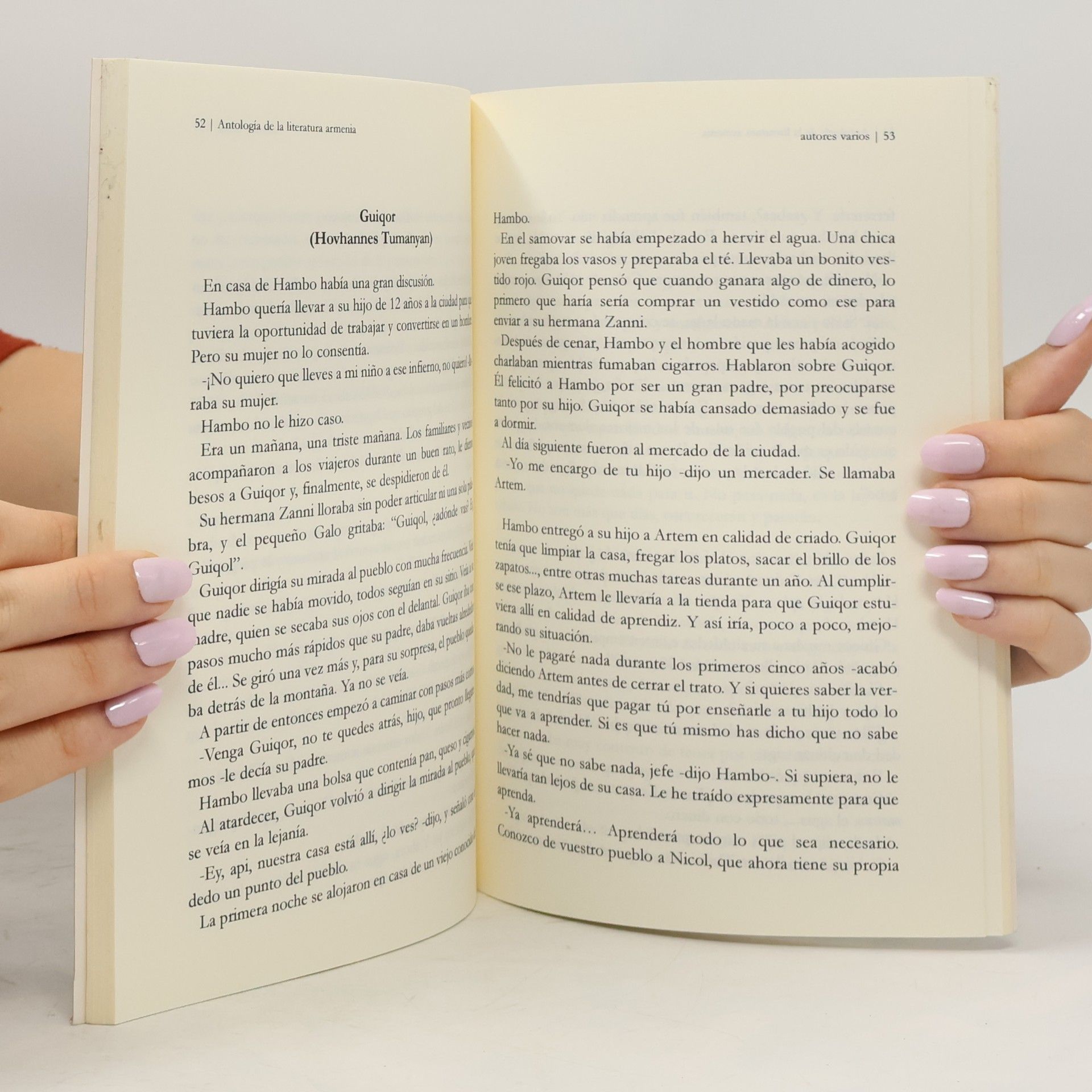 Ani Khachatryan Antología de la literatura armenia
