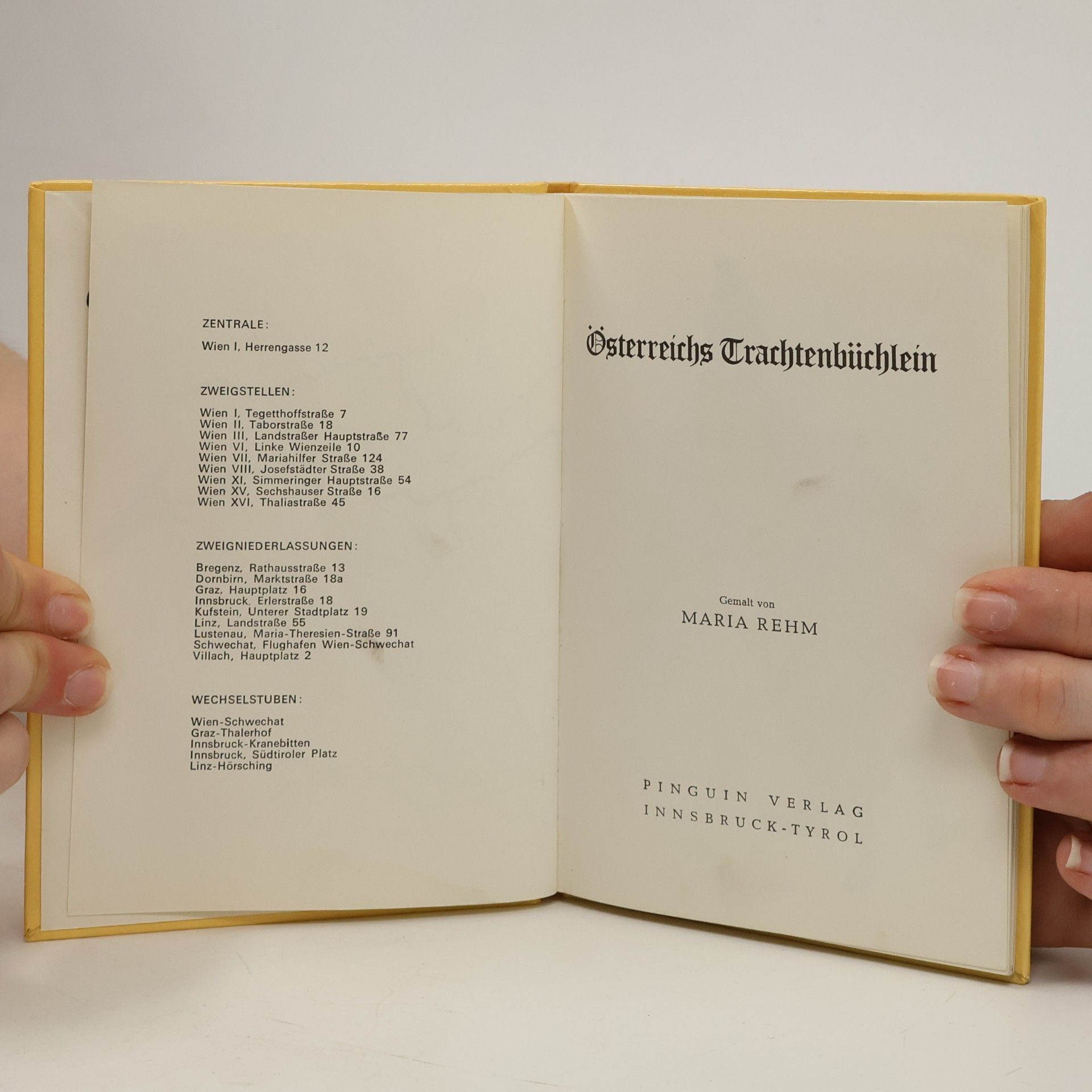 Maria Rehm Österreichs Trachtenbüchlein