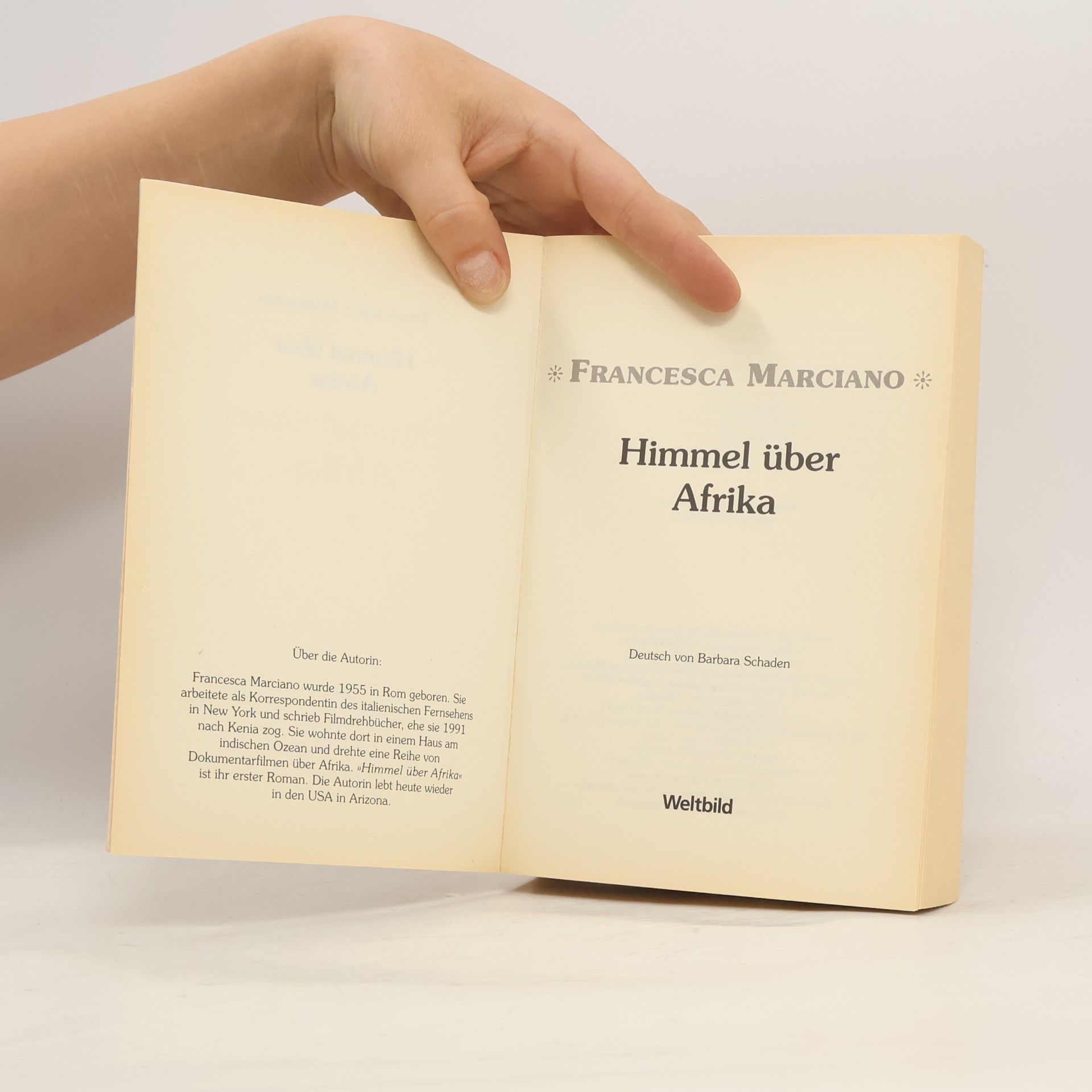 Francesca Marciano Himmel über Afrika