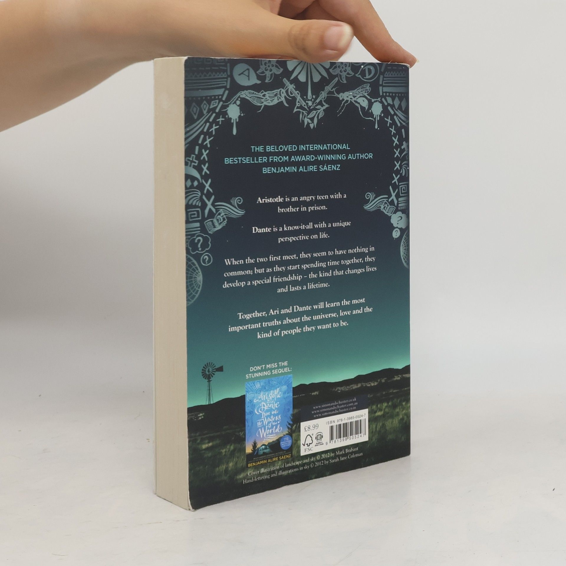 Benjamin Alire Sáenz Aristotle and Dante discover the secrets of the universe