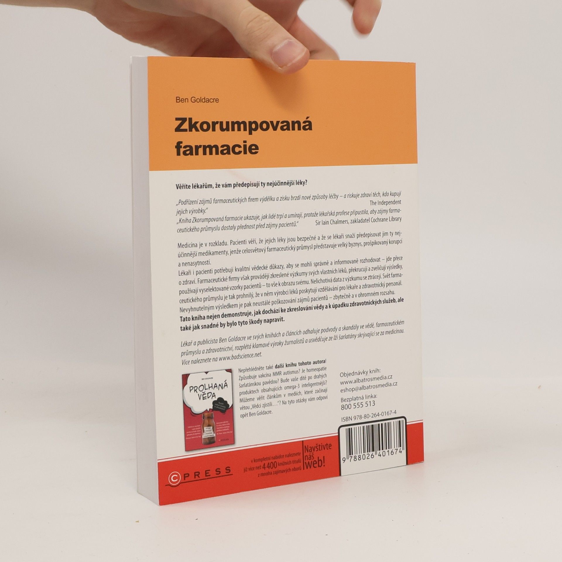 Ben Goldacre Zkorumpovaná farmacie